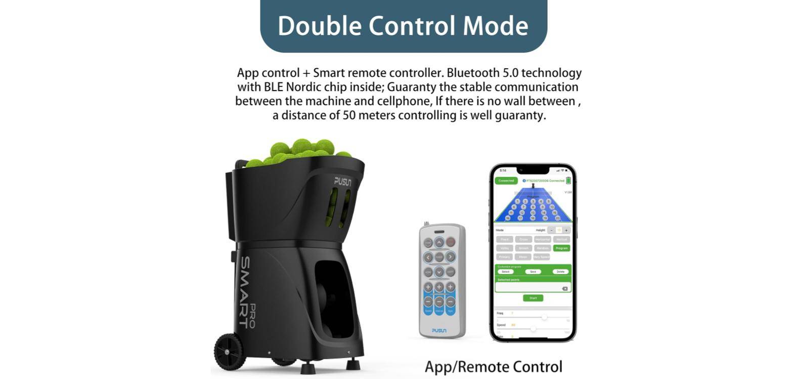 PUSUN PT-Smart-Pro Tennis Ball Machine - App Control (New) - photo 2