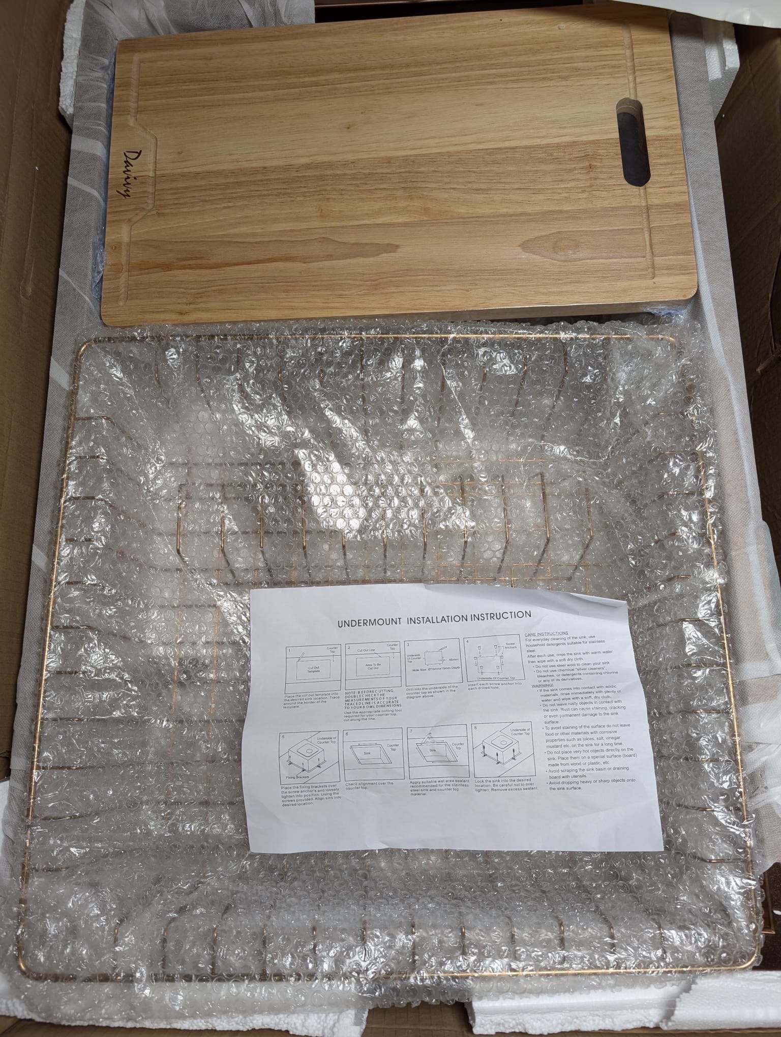 Rose Gold Stainless Steel Kitchen Sink 31x21" Double Track 16 Ga - photo 2