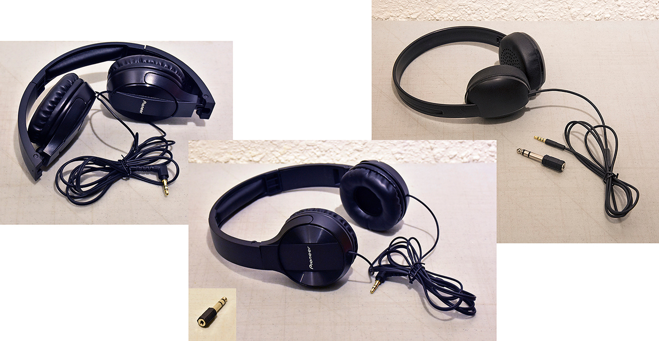 Pioneer & Skullcandy Wired Headpnones (One of Both - Mint)