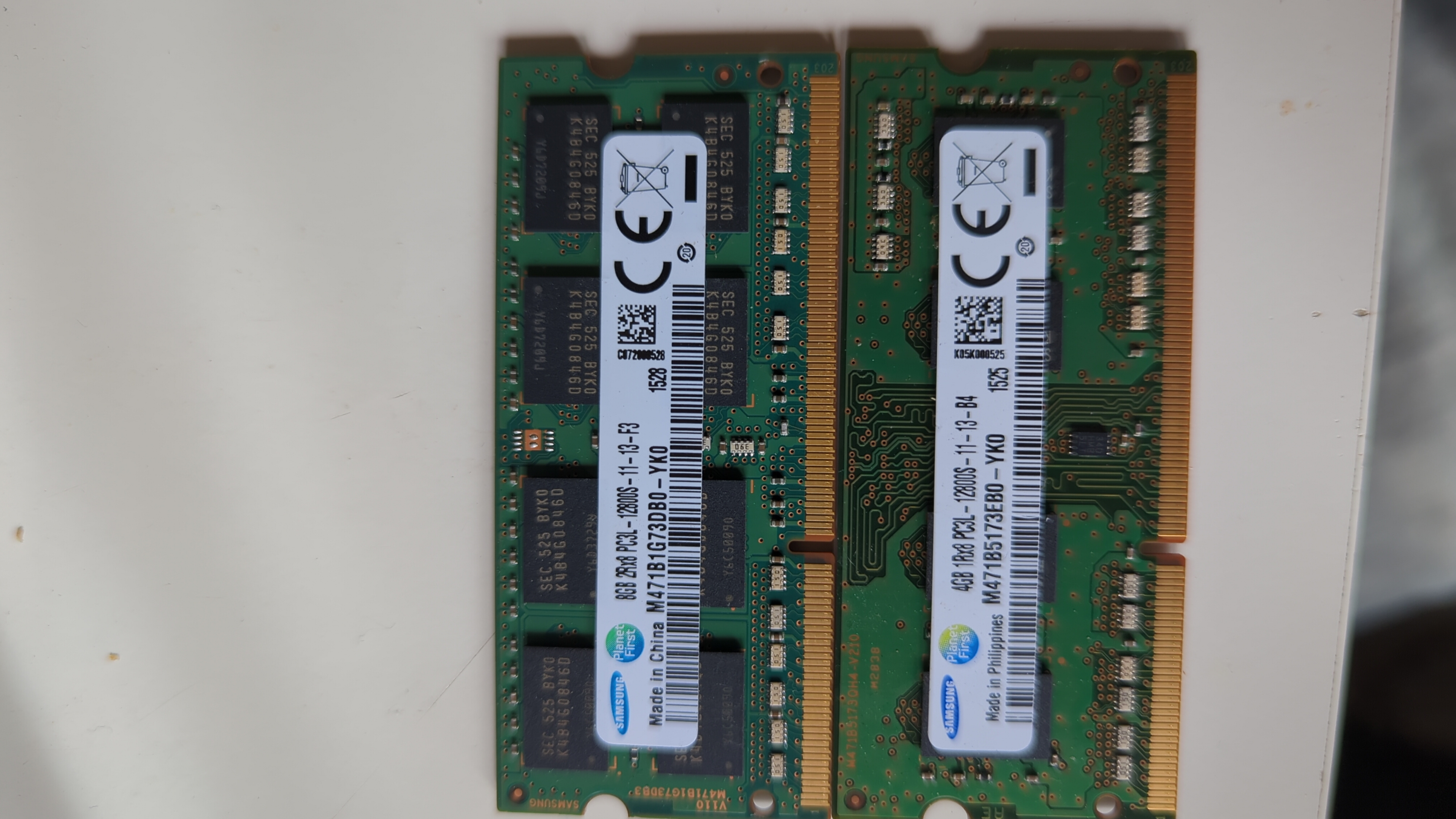 Samsung 12Gb (8,4) 1600Mhz DDR3 Laptop Ram Kit