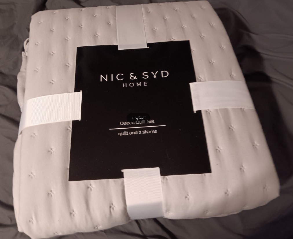 Nic & Syd Queen Quilt Set (3 pc)