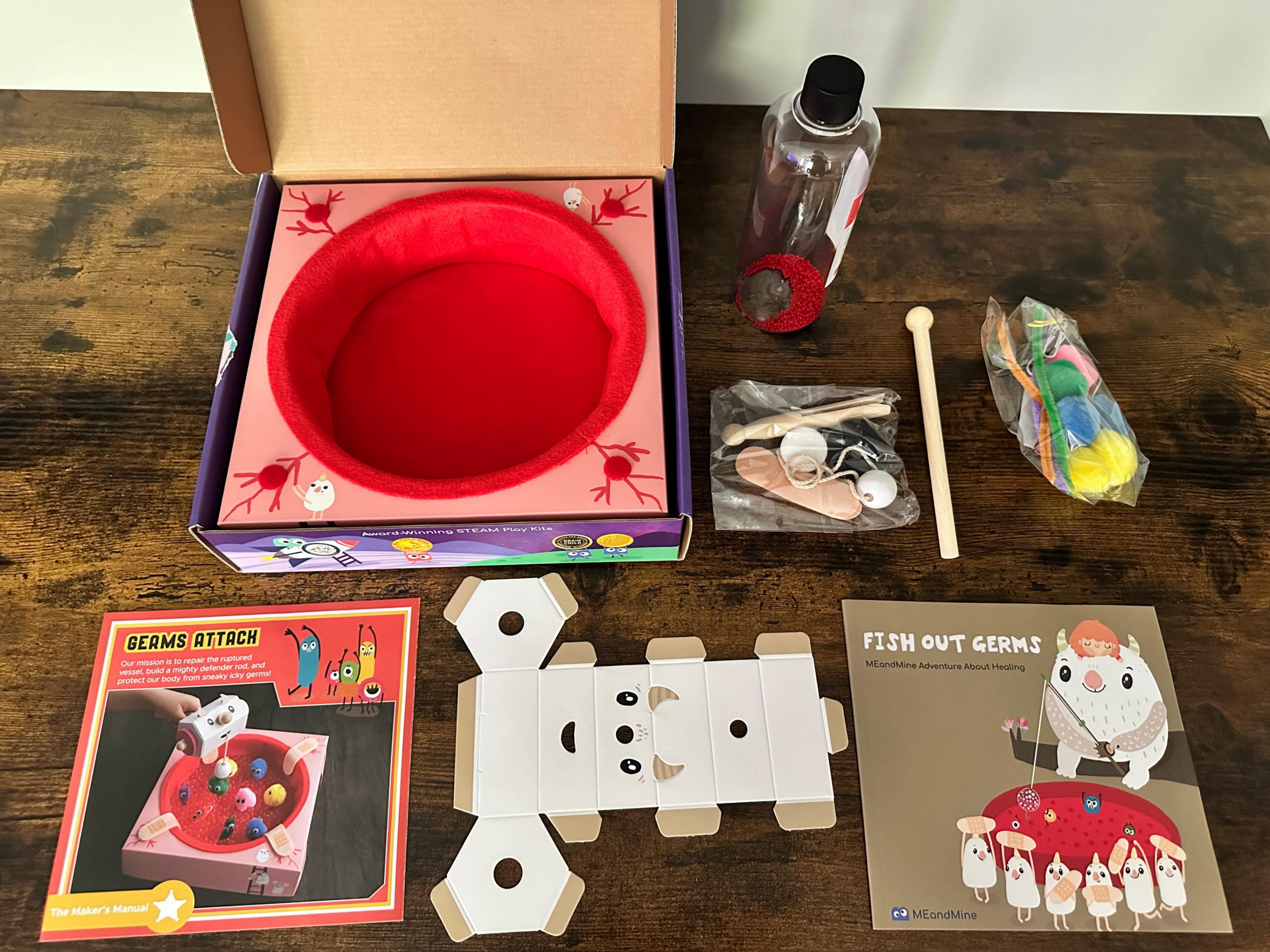 Mean & Mine Fish Out Germs Magnetic Sensory Game - photo 3