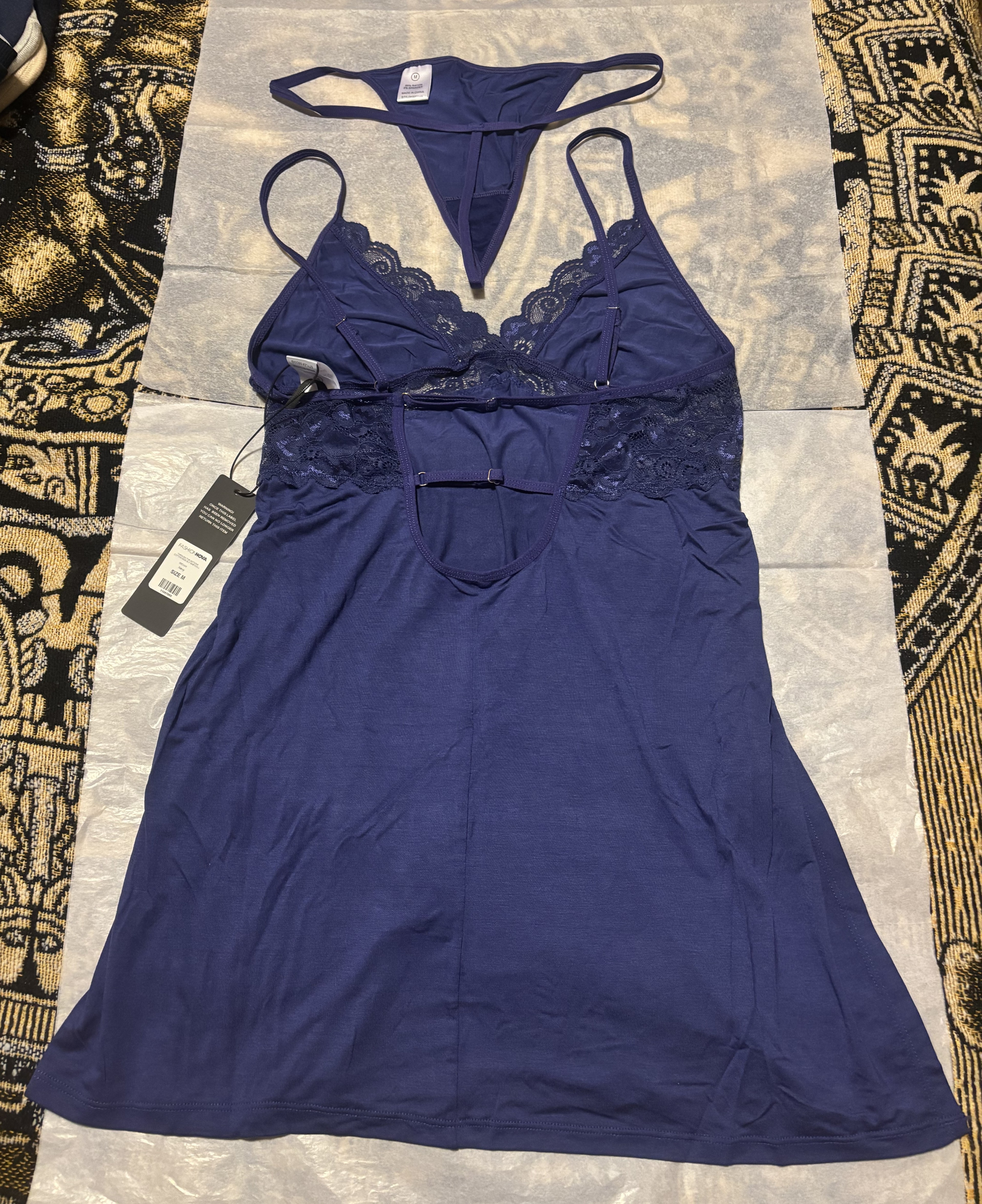 FashionNova-Through The Motions Cotton Side Slit Babydoll - photo 3
