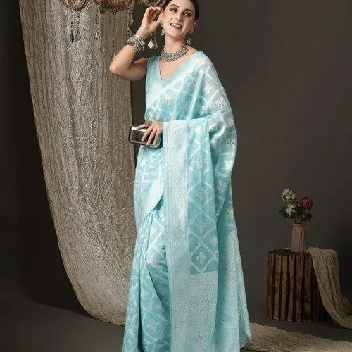 Light Blue Saree