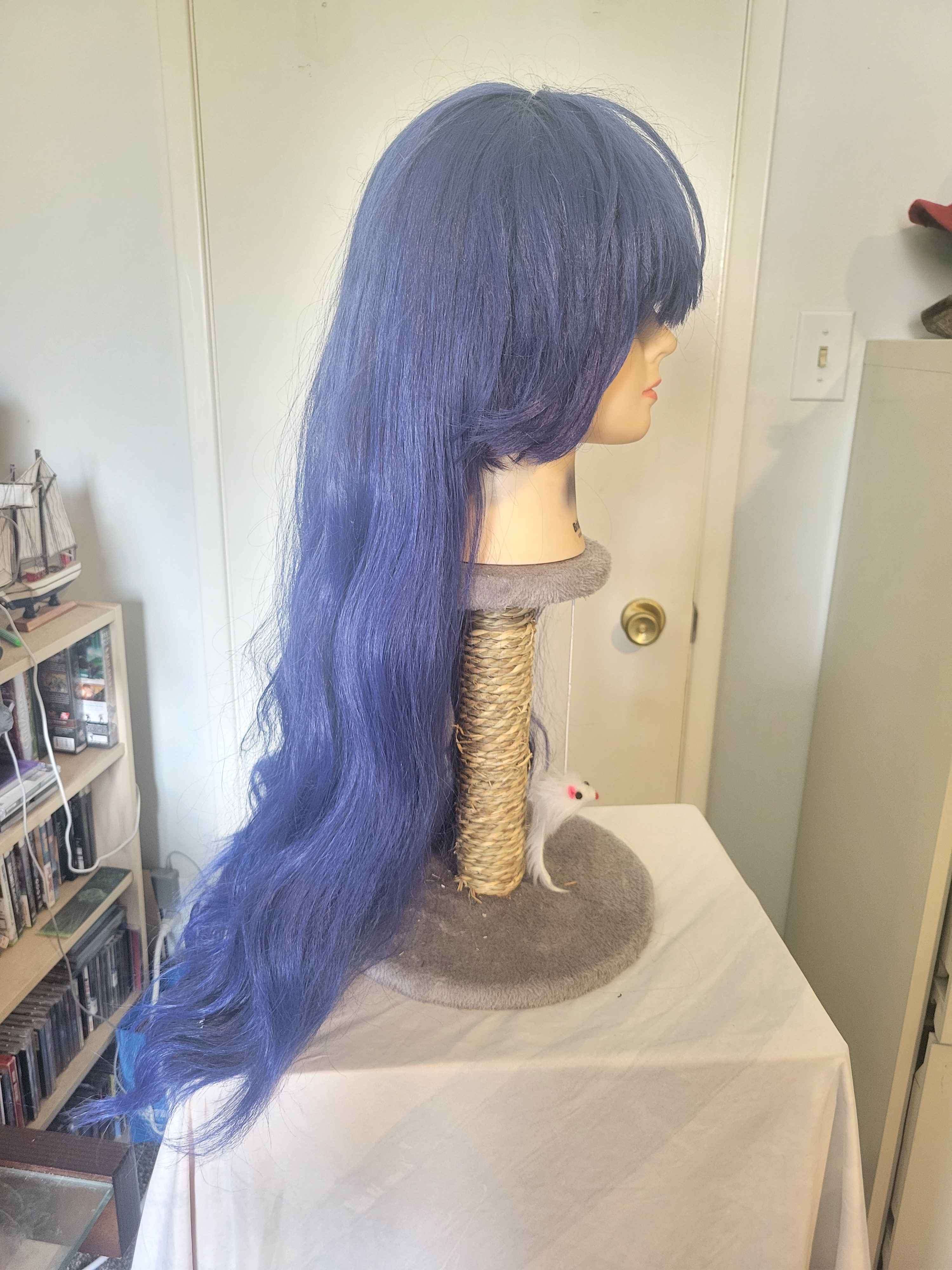 Yohane - Yoshiko Tsuchima Navy Wig w/ Bun clip - photo 2