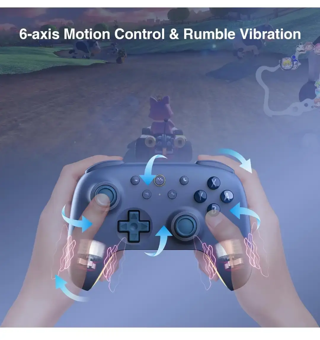 8BitDo Ultimate 2.4g Bluetooth Controller for Switch - Dark Blue - photo 5