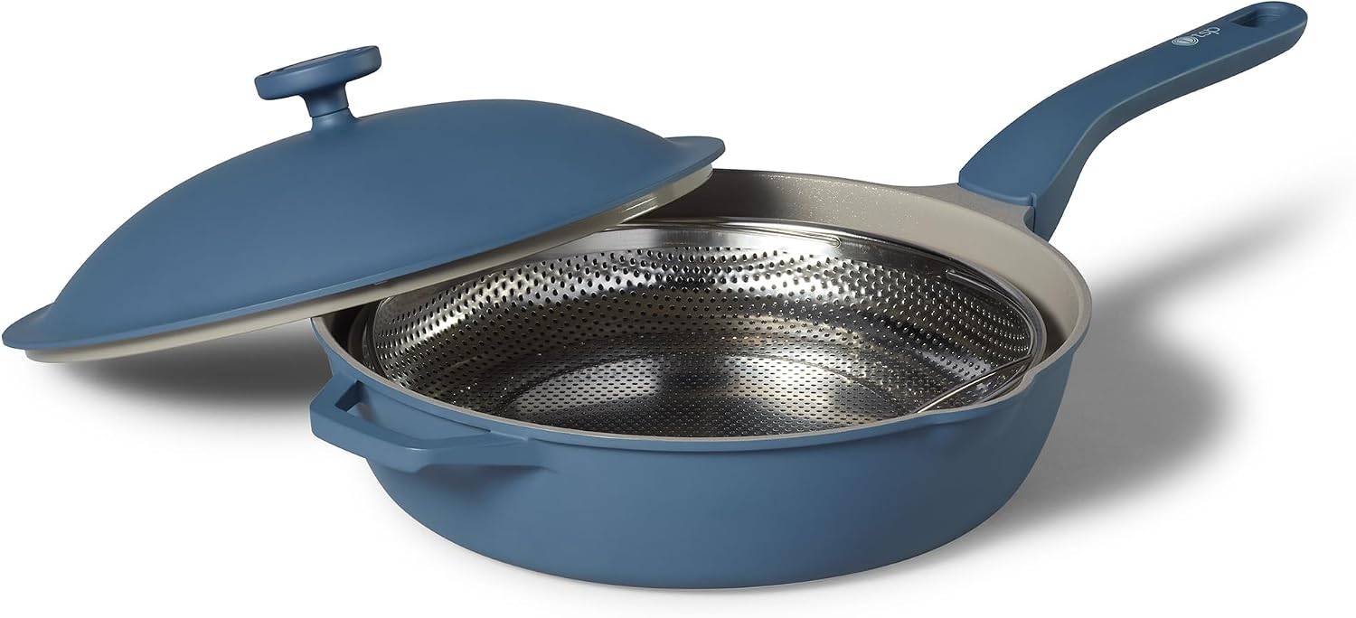 Starfrit The Rock 11" Deep Ceramic Fry Pan Set