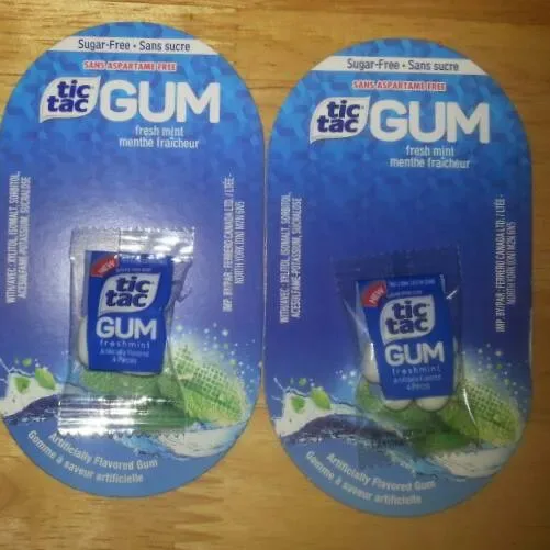 Sugar-Free Tic Tac Chewing Gum