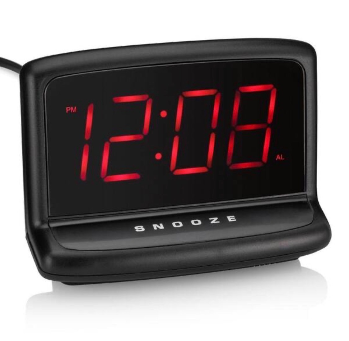 Westclox Digital Alarm Clock with Large 1.4" Time Digits - photo 2