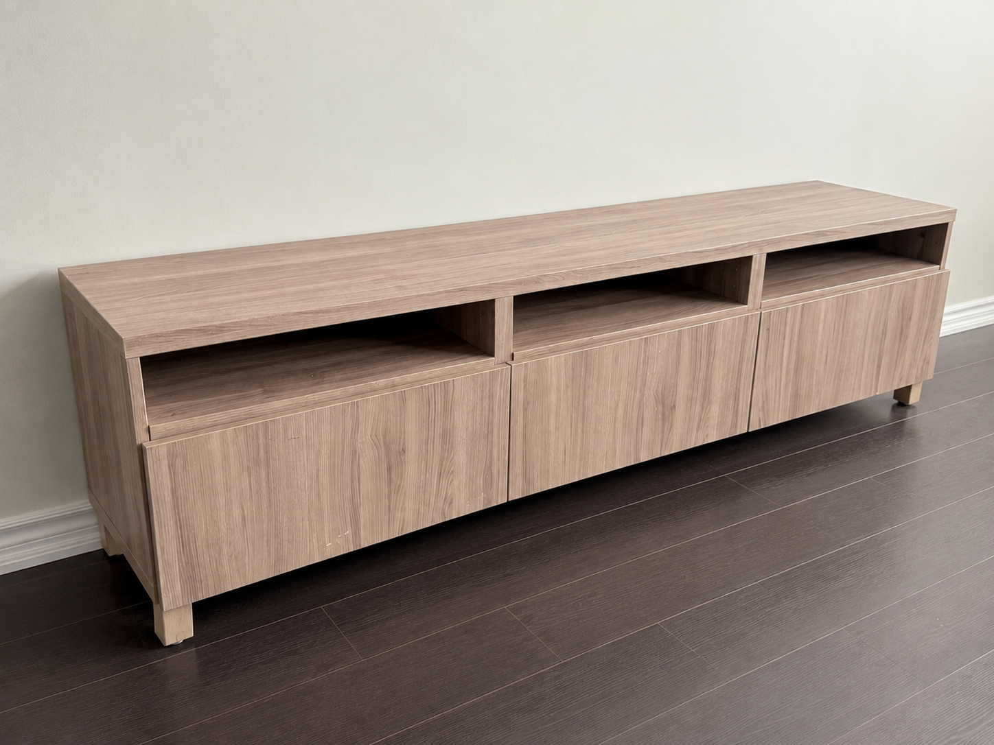 Modern Wood TV Stand / Media Console – 180 cm