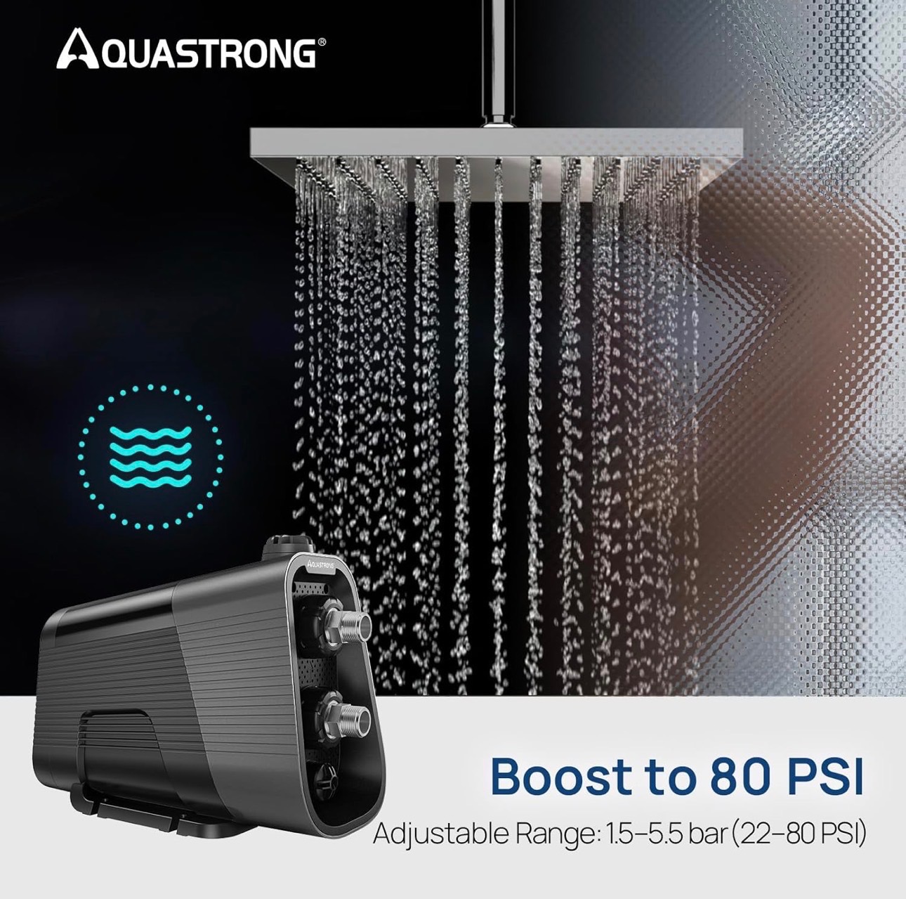 Aquastrong Smart 45 Whole House Water Pressure Booster Pump 80PS - photo 5