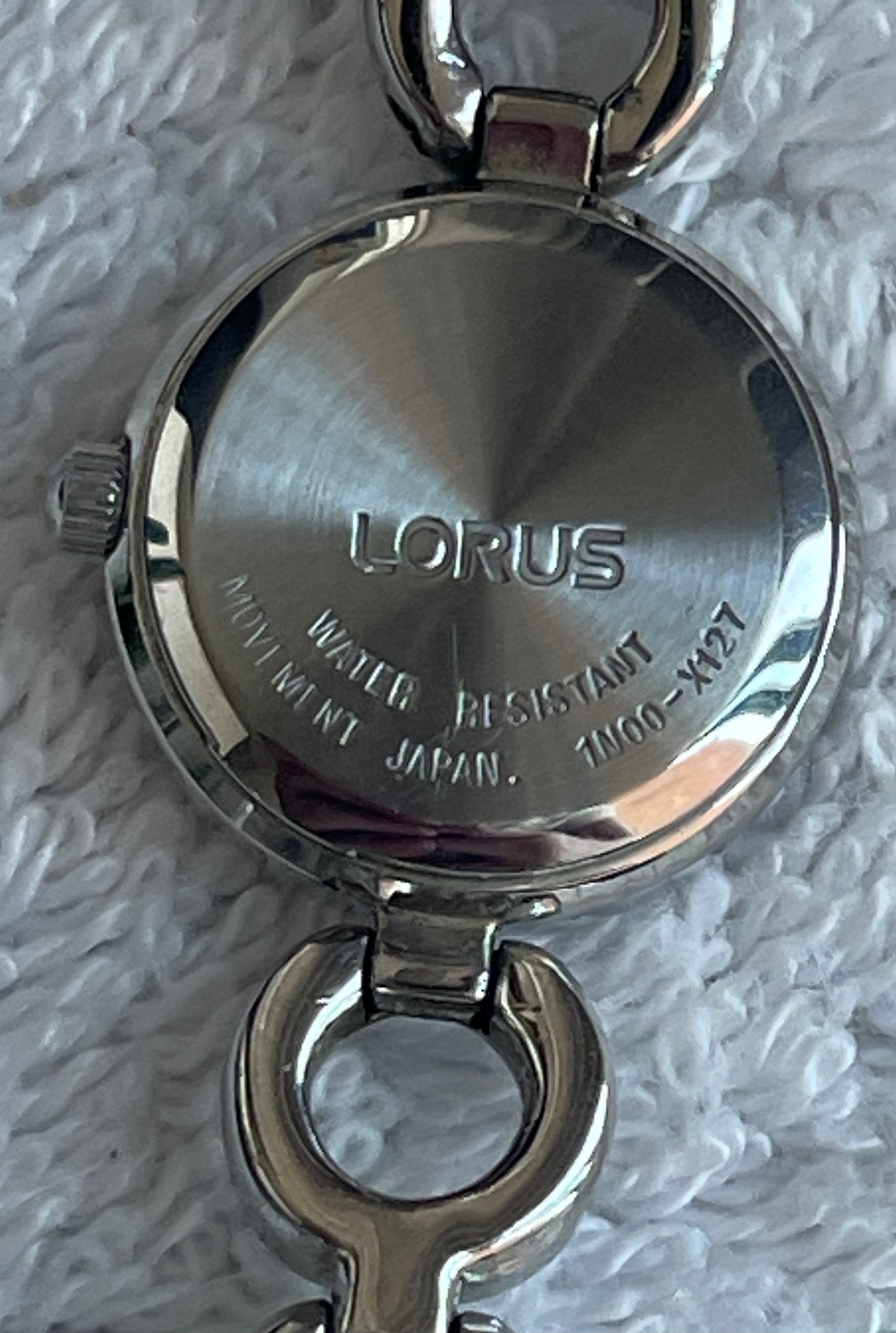 Vintage Lorus by Seiko Silver Circle Link Watch (Needs Battery) - photo 5
