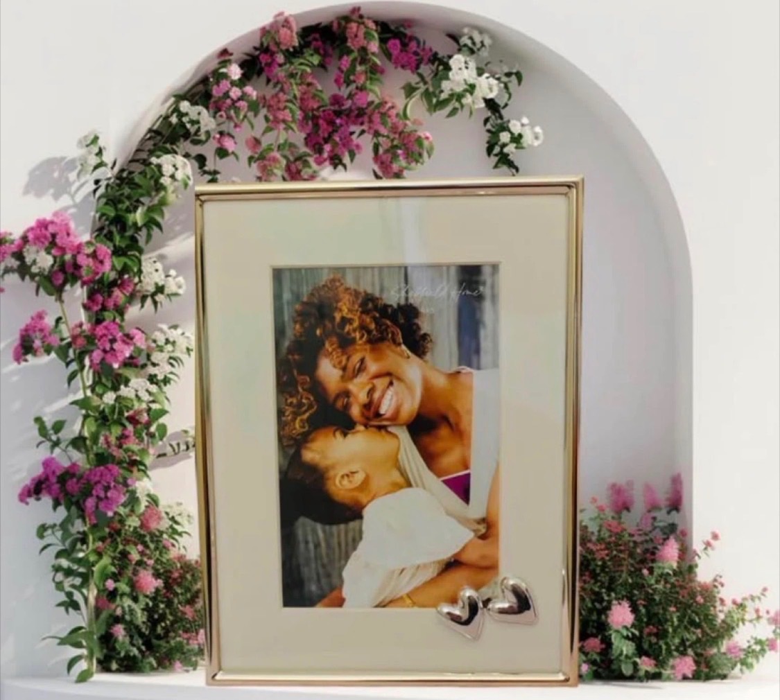 Sheffield Home Gold Photo Frame with Hearts - photo 2