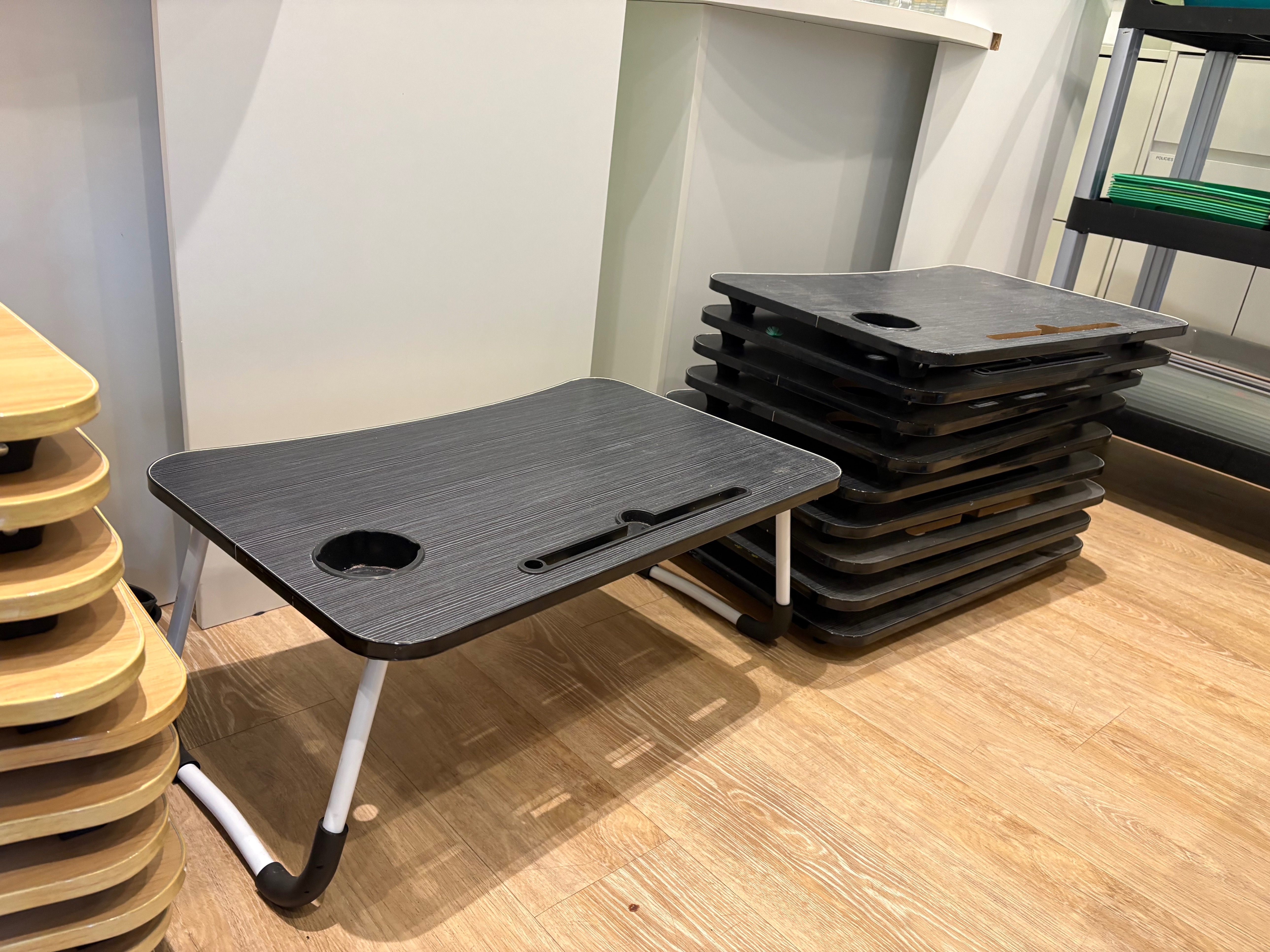 Black Foldable Laptop Bed Trays & Lap Desks