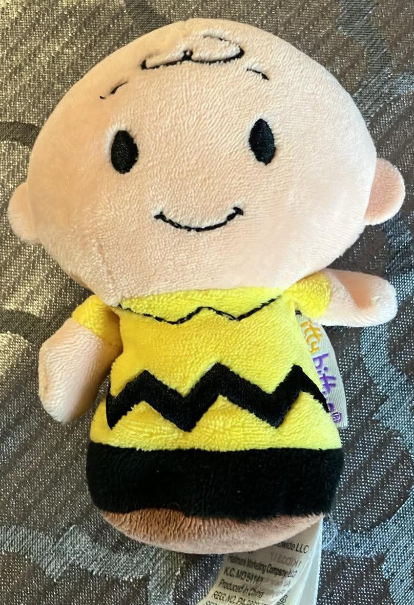 Hallmark Itty Bittys Peanuts Gang Charlie Brown Plush - 4 Inches