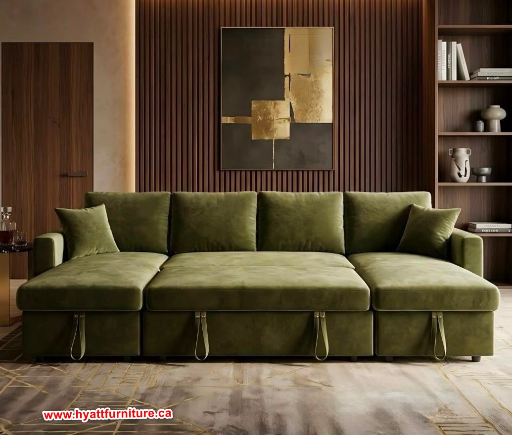 Brand new Large Chenille Sectional Sofa Bed only $998