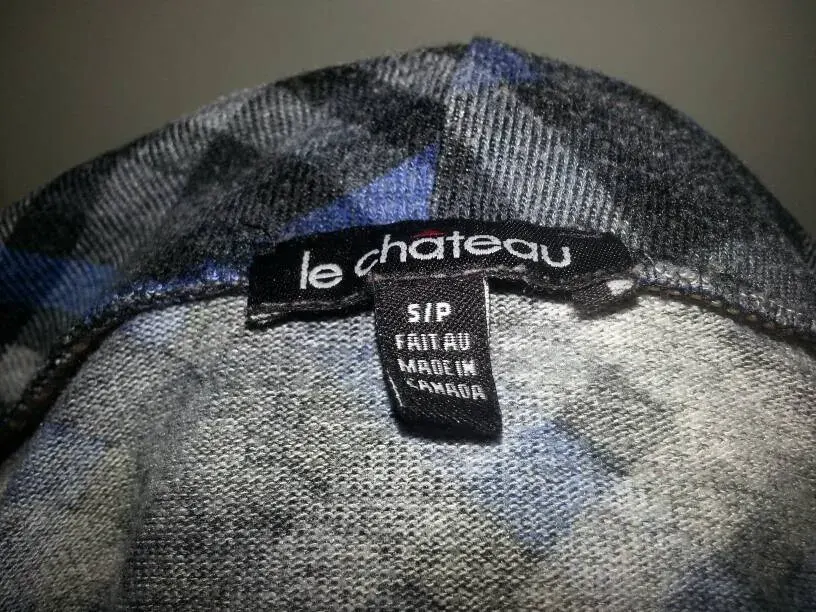 Le Chateau - Blue Plaid Dress (Size Small) - photo 4