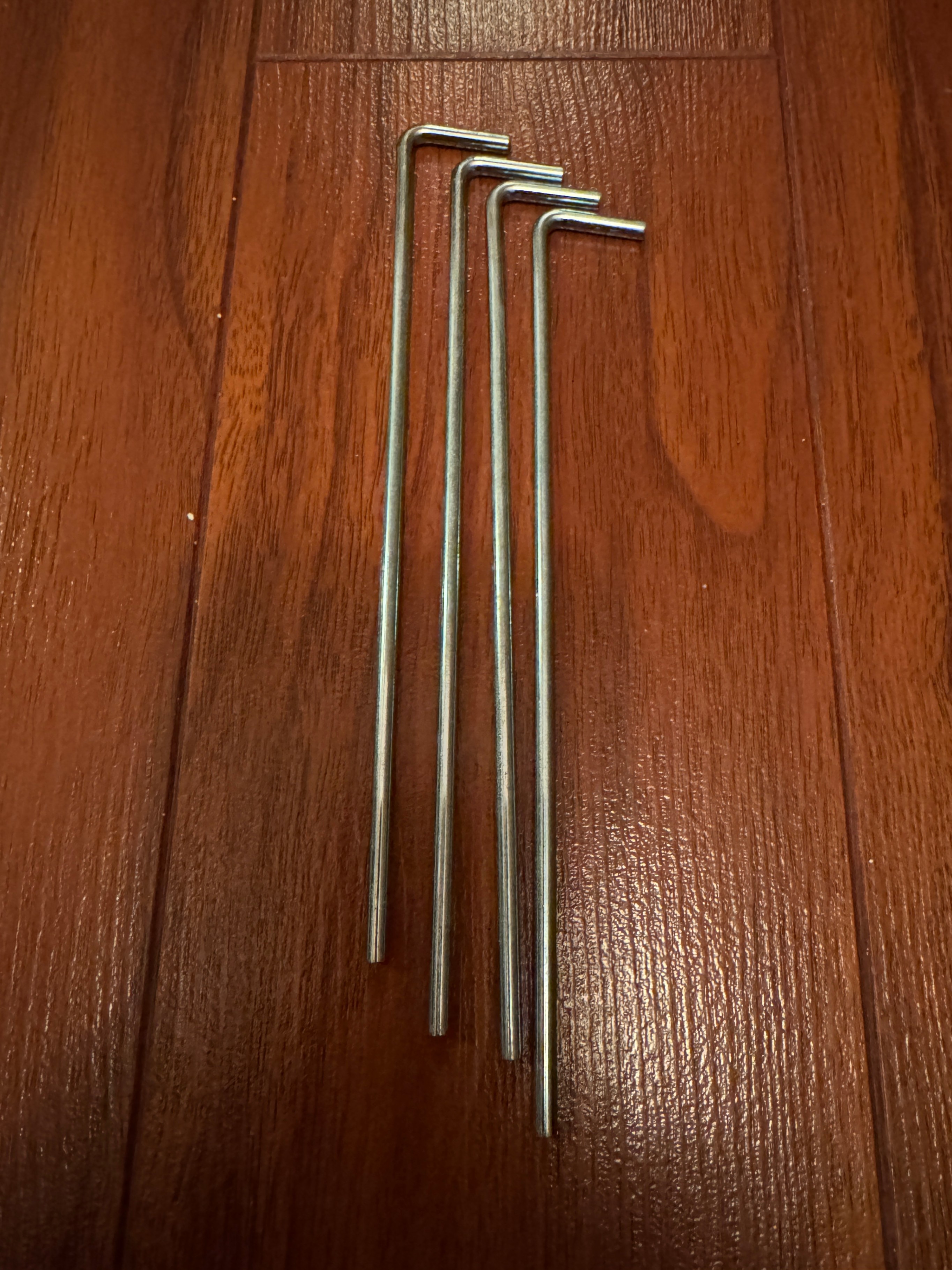 Set of 4 Metal Tent Stakes