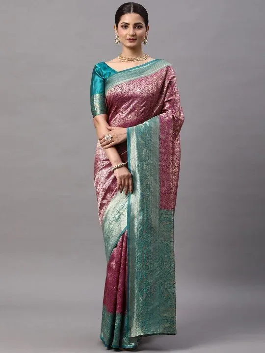 Women's Silk Blend Saree