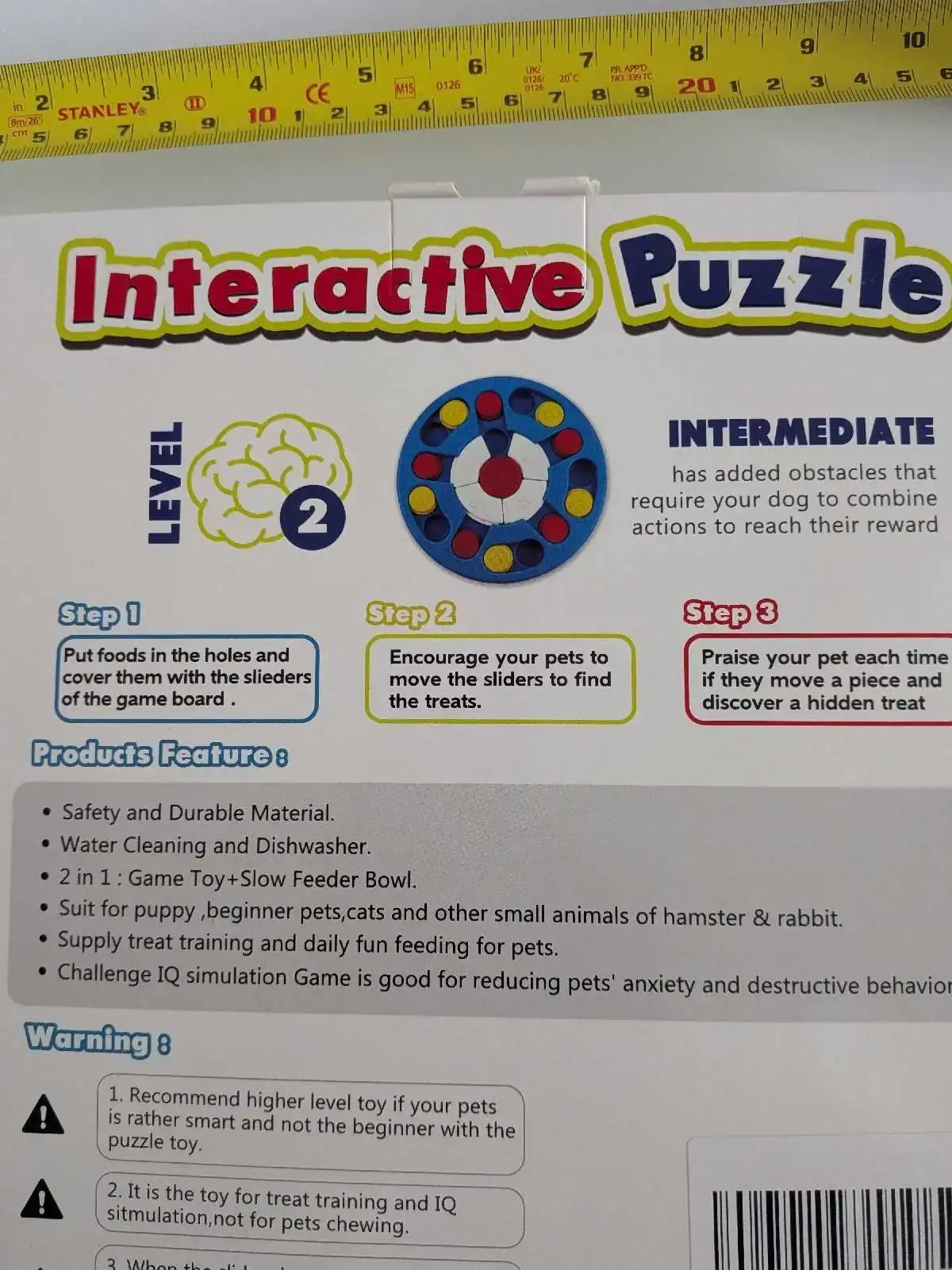 Dog Puzzle Toy - IQ & Treat Training Brain Game - photo 3