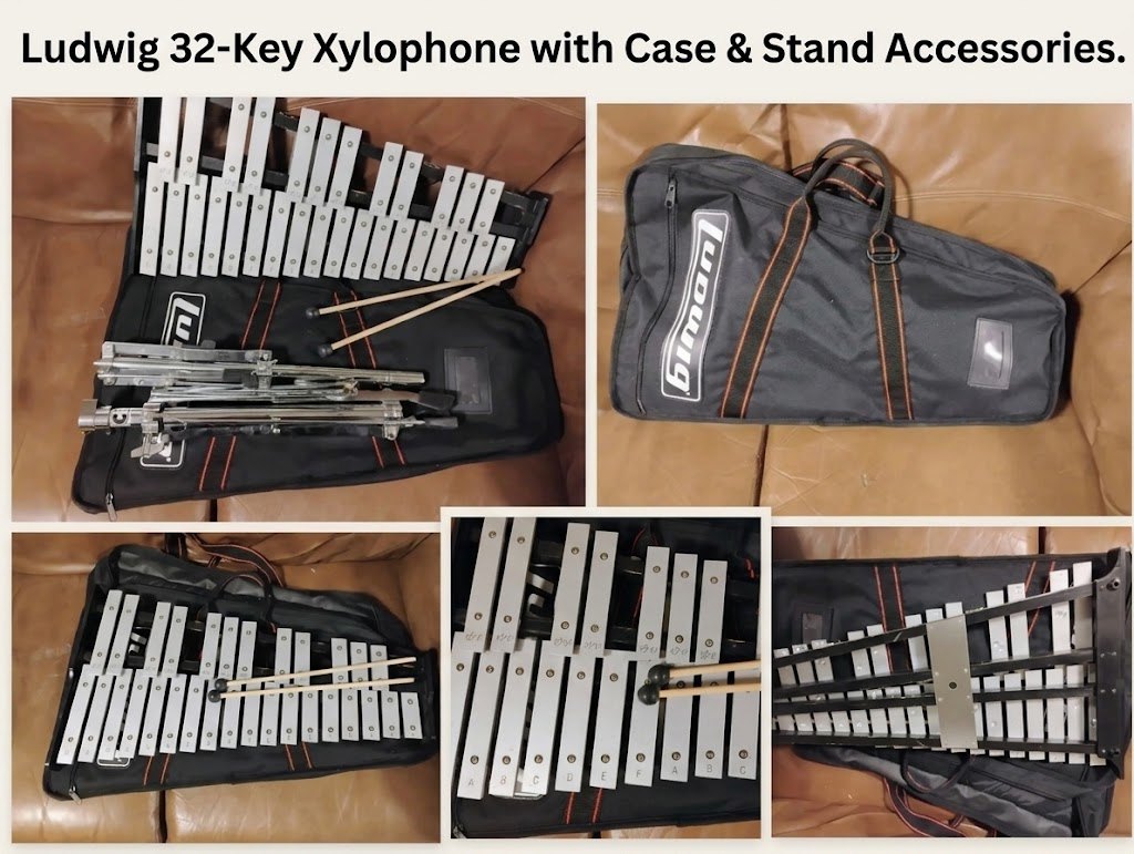 Ludwig 32-Key Xylophone with Case