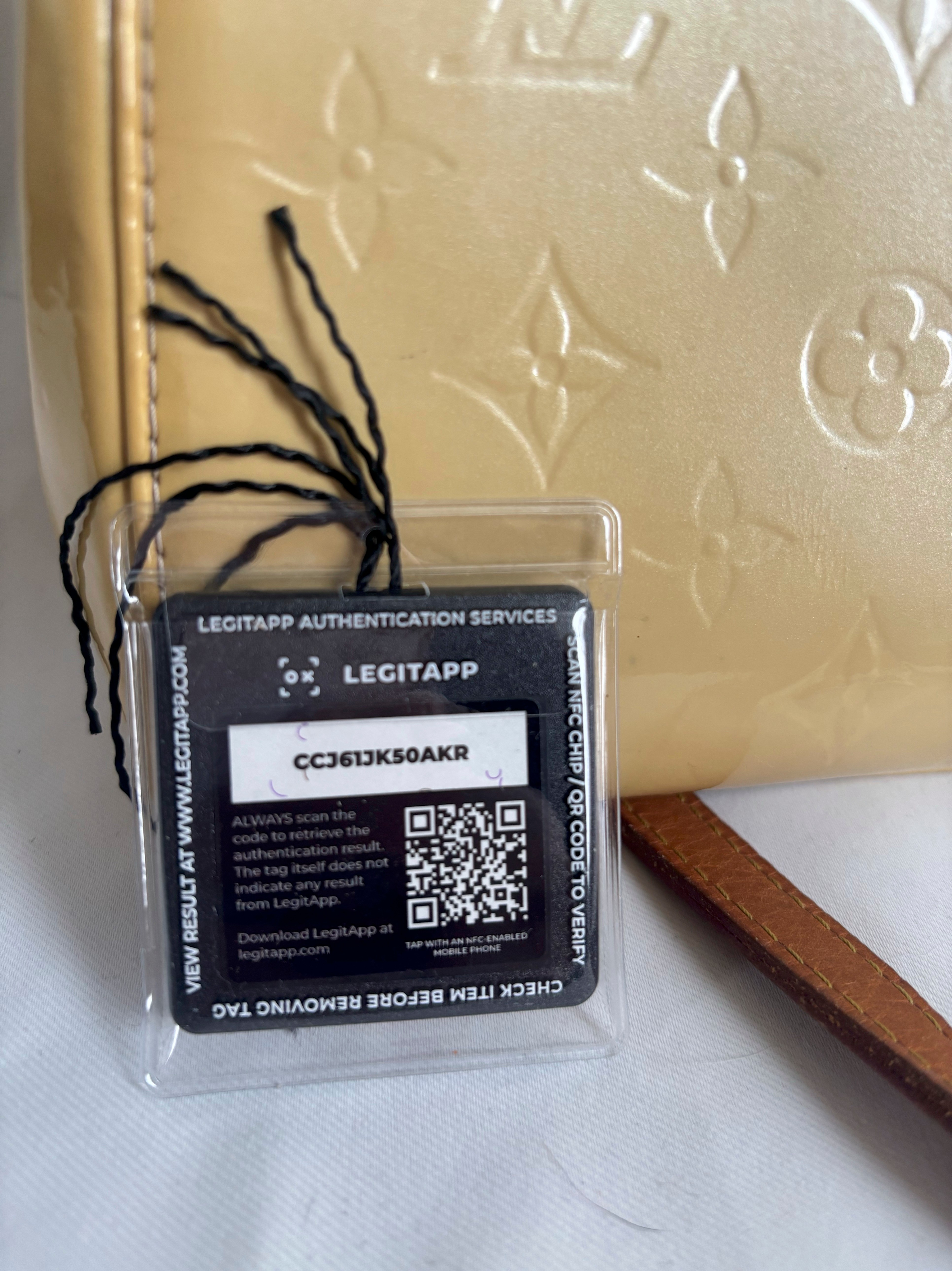 Louis Vuitton Yellow Brea Bag WITH DUSTBAG