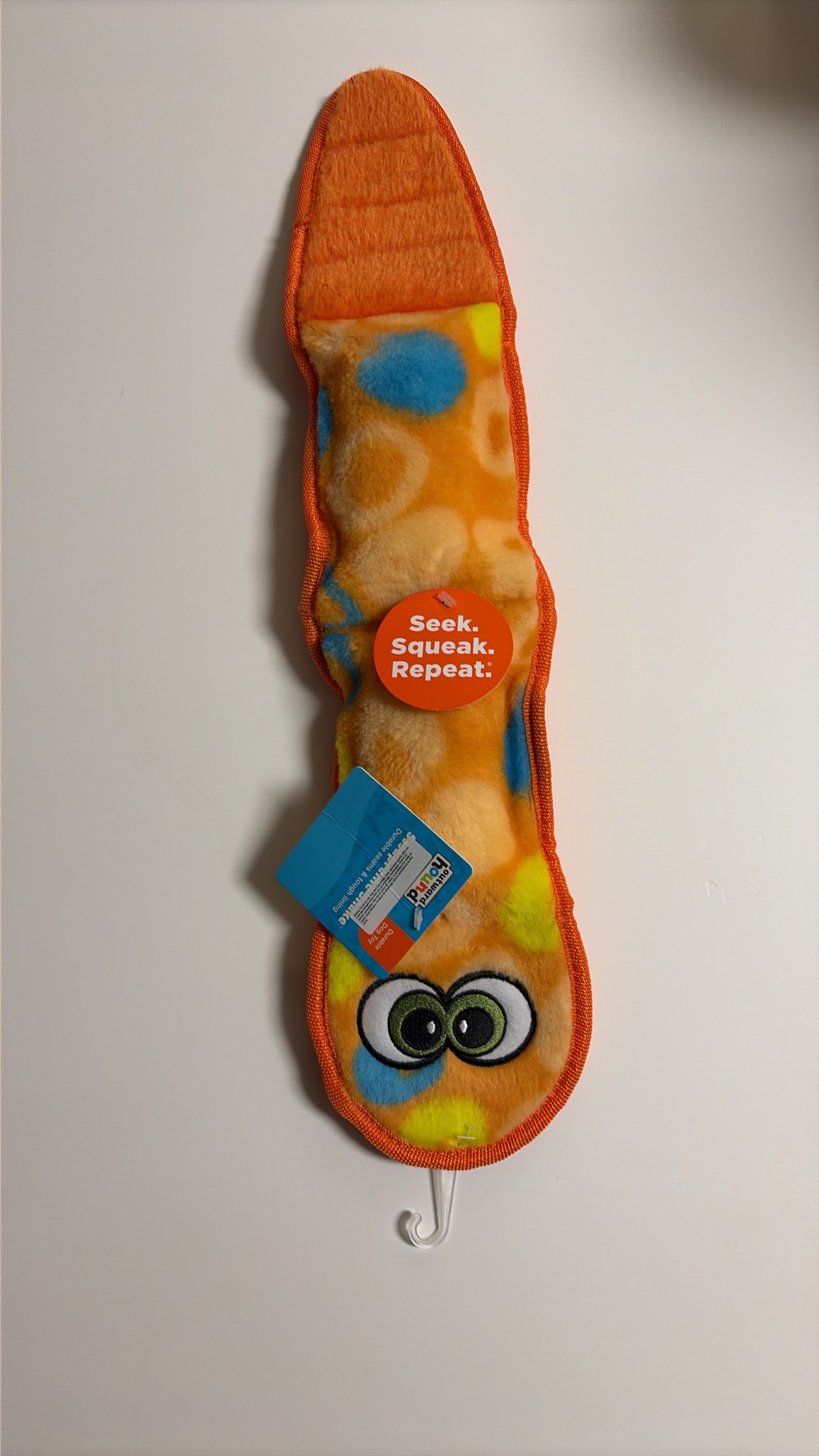 BRAND NEW Outward Hound Supreme Snake Stuffing-Free Dog Toy