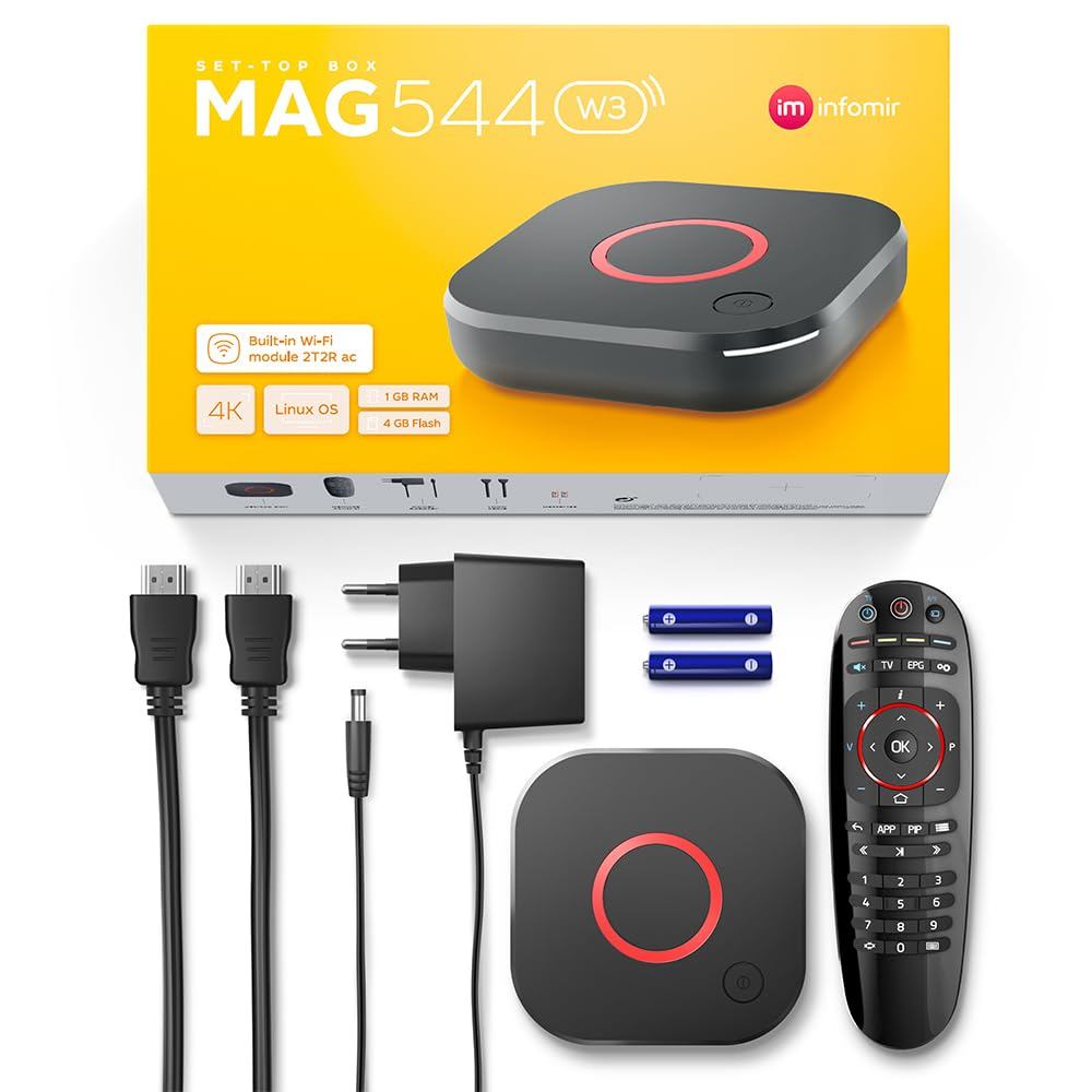 Infomir MAG544w3 4K IPTV Set-Top Box