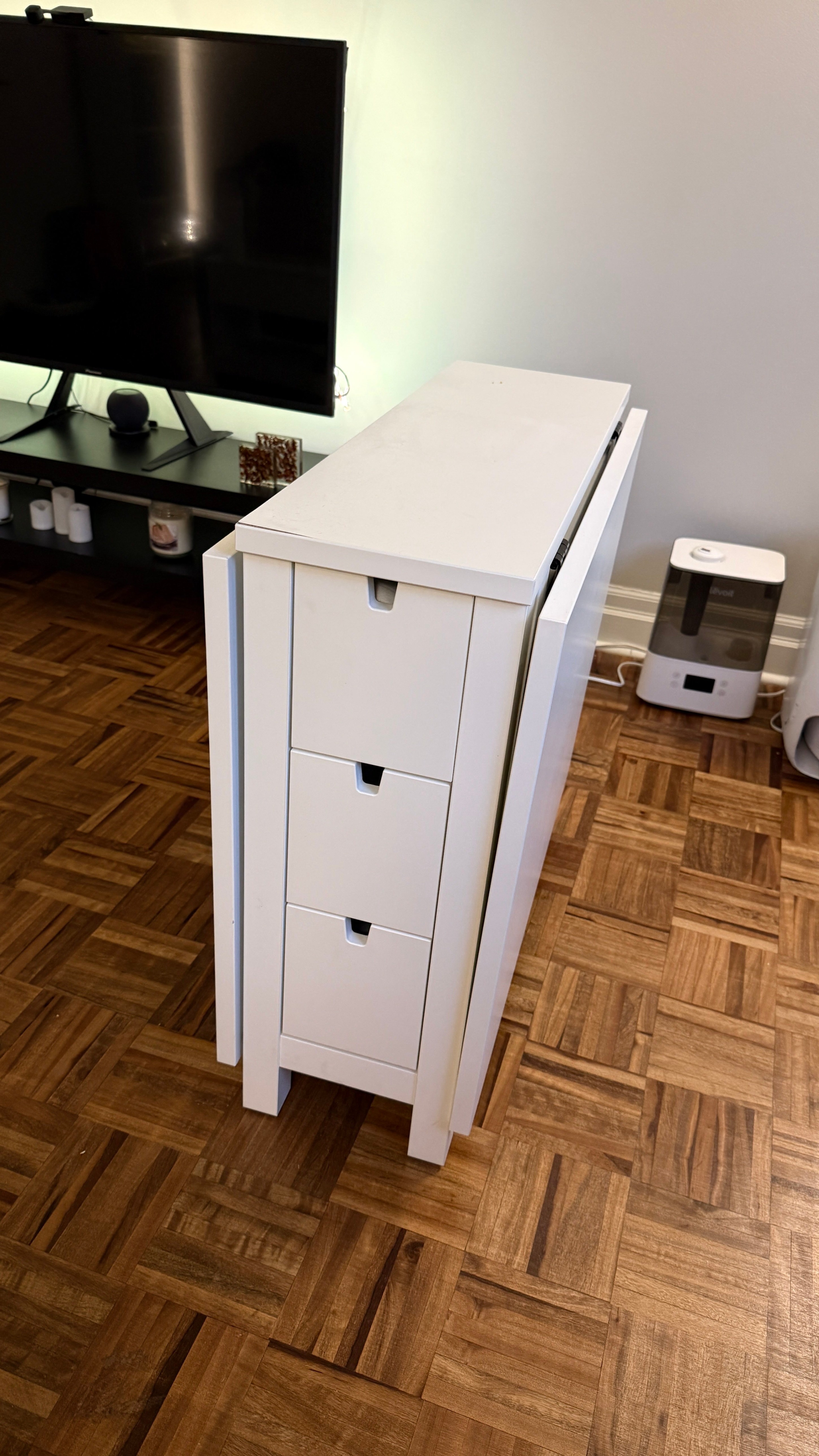 🍽️ IKEA NORDEN Table + 4 FRÖSVI Folding Chairs - photo 2