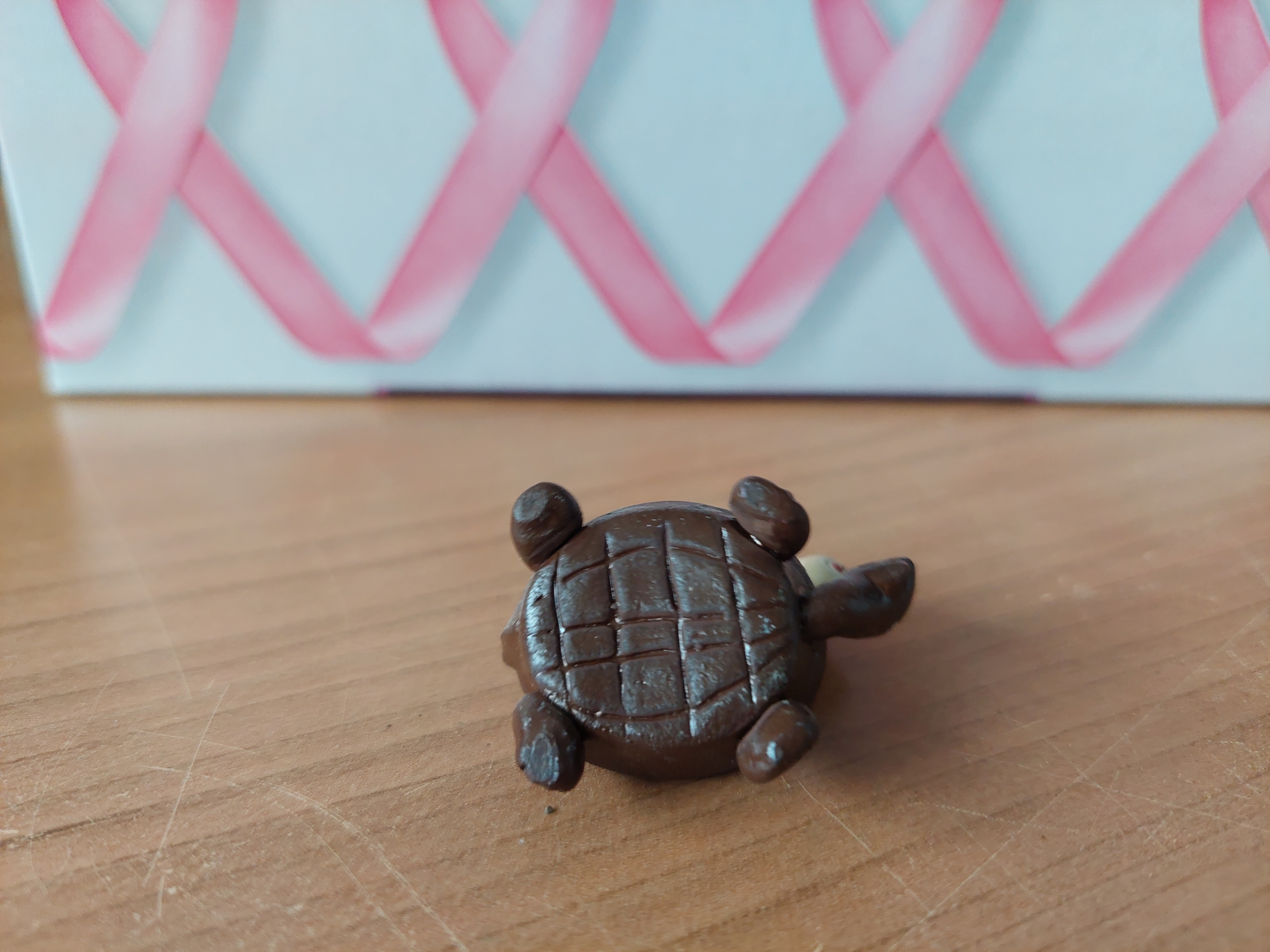 Vintage Turtle Bunny Rabbit Tortoise Hare Miniature Figurine - photo 3