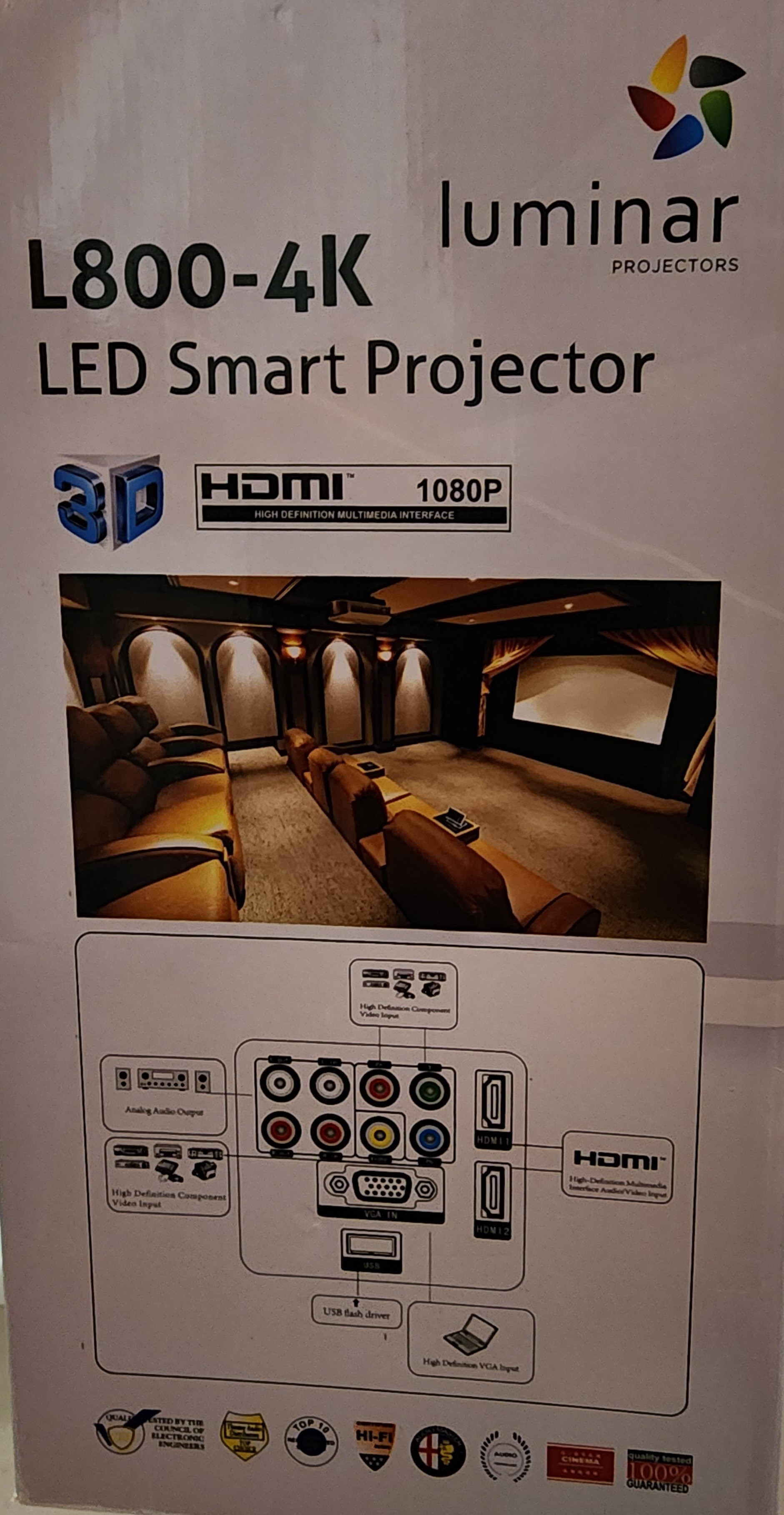 Luminar L800-4K LED Smart Projector - photo 2