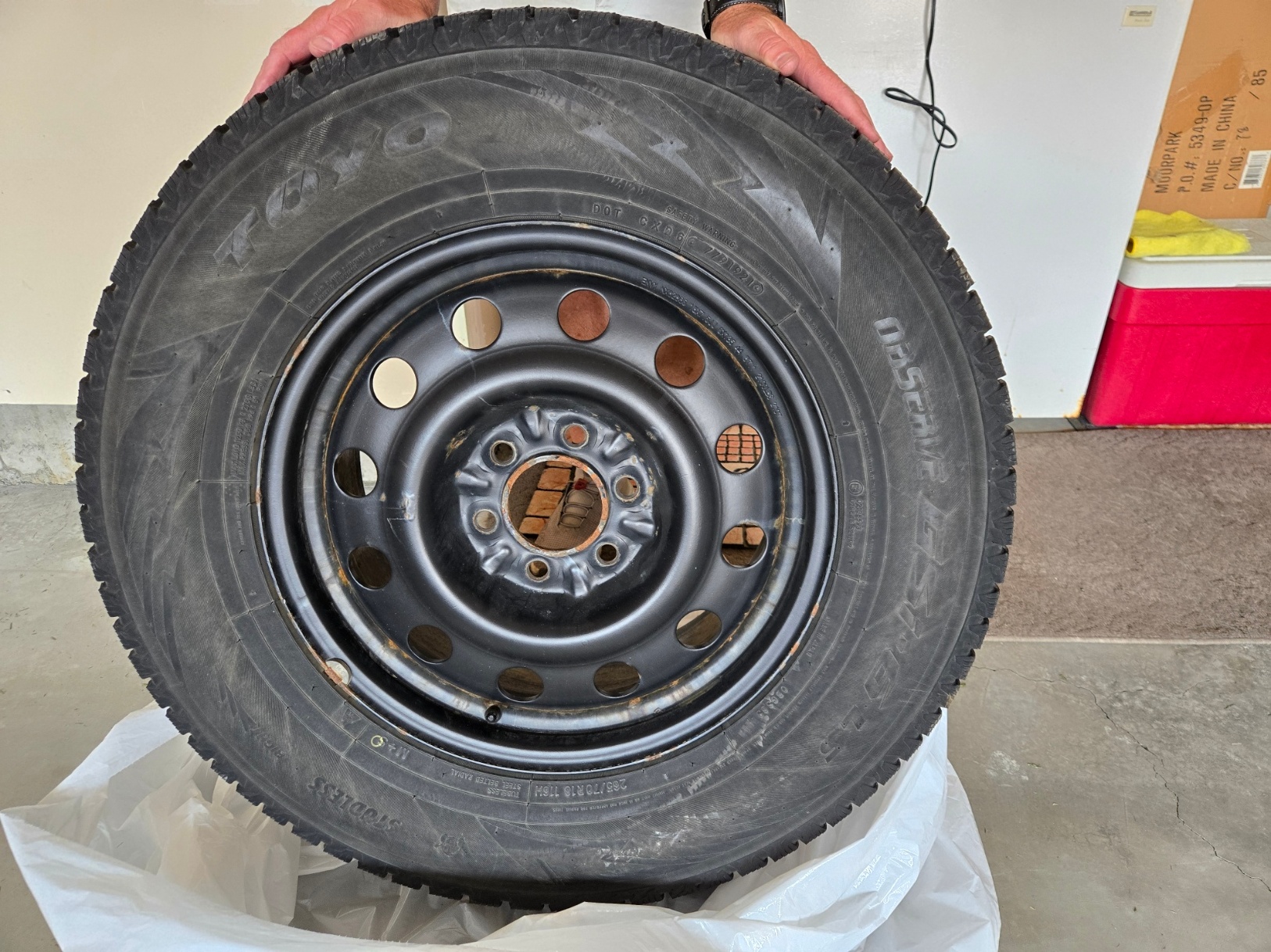 Winter TOYO Tires on steel RIMS for 2021 F150