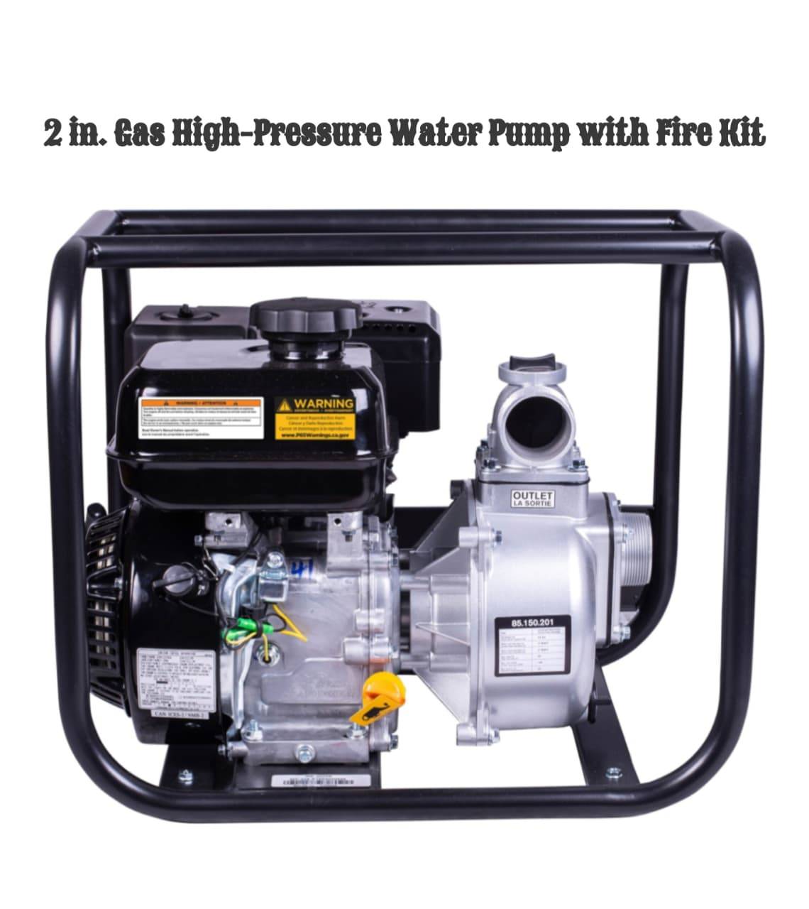 2-Inch Gas Water Pump with Fire Kit - photo 3
