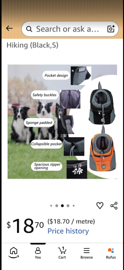 XS dog carrier Guelph pick up - photo 2