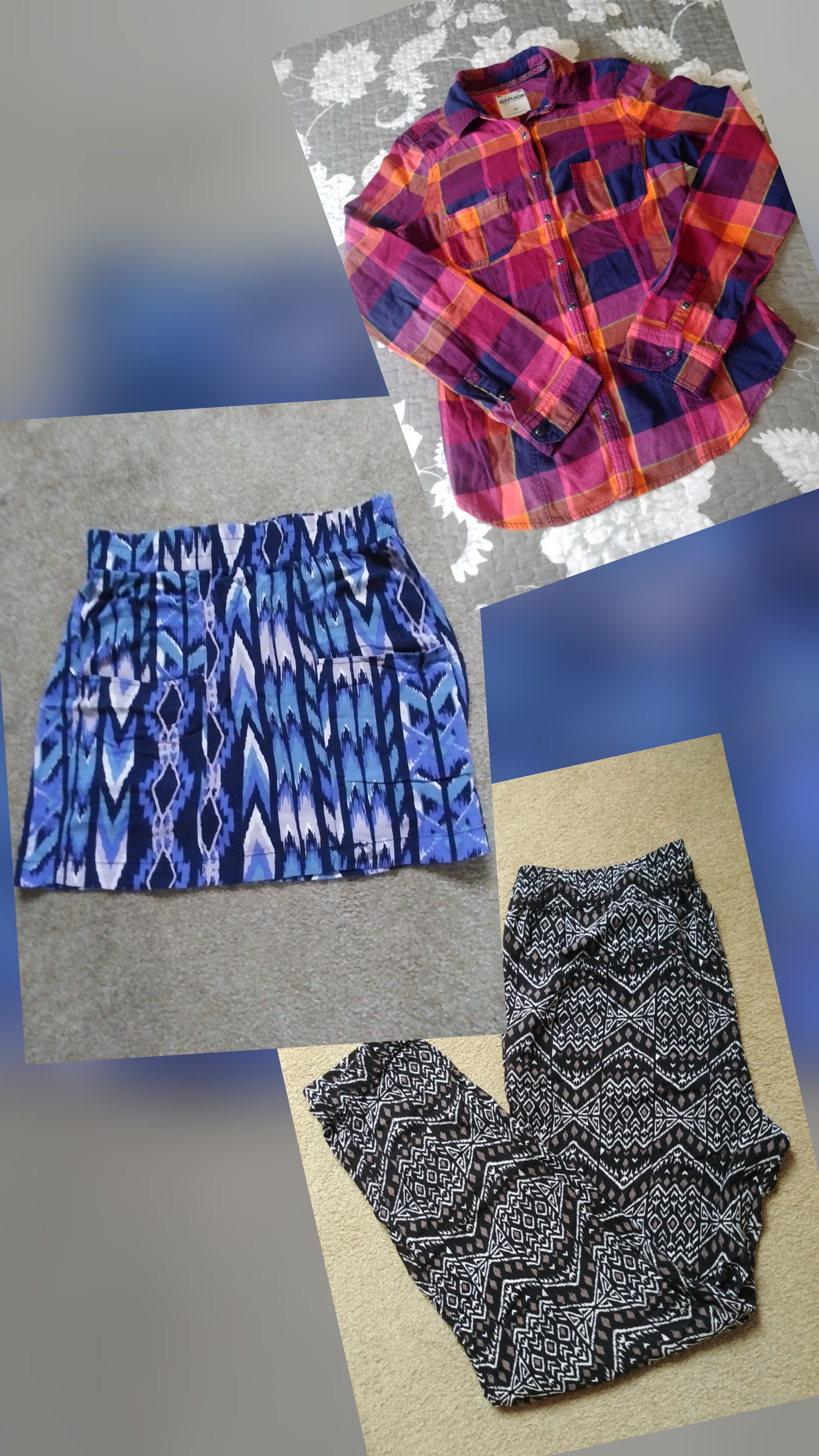 Garage Collection, Shirt, Skirt & Joggers, Size Small, All for