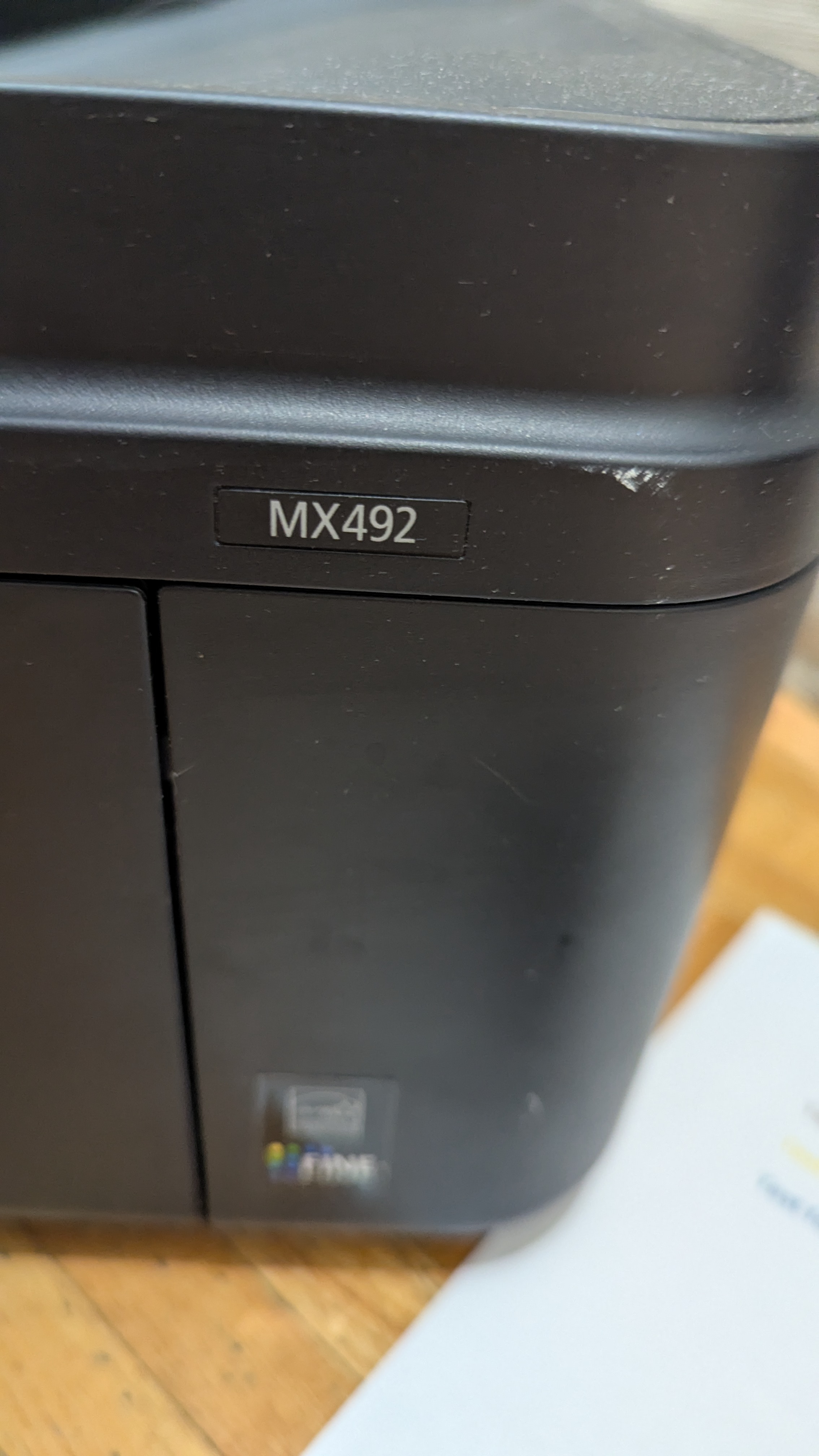 Color Inkjet Printer Canon PIXMA MX492 Wireless Scanner Fax - photo 4