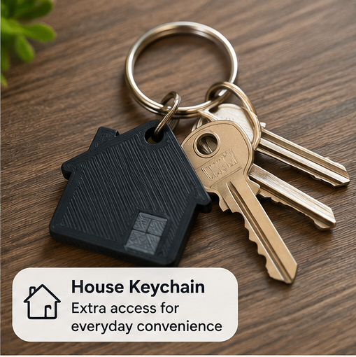 Custom House RFID Keychain - photo 2