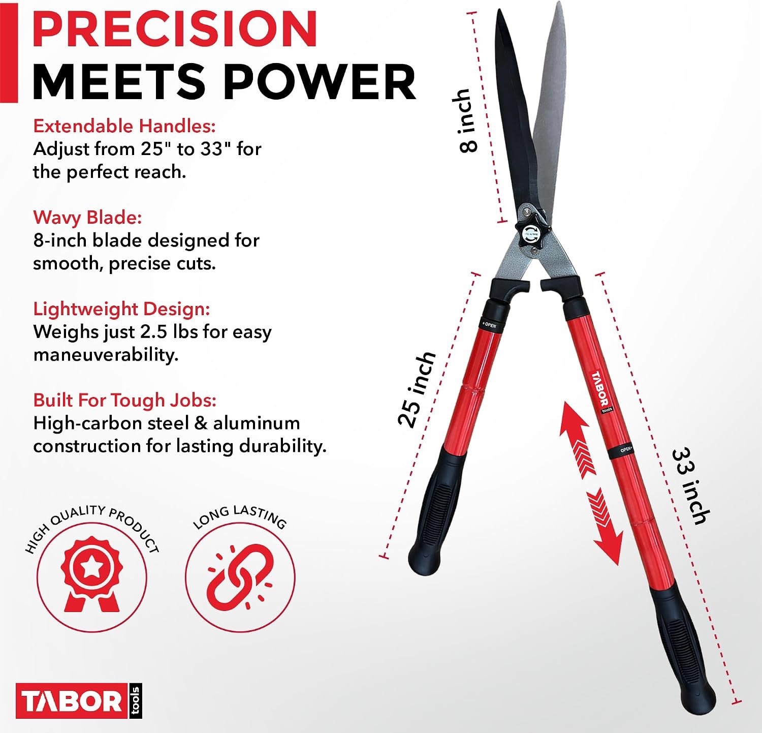 Extendable Garden Shears - Up to 33in - photo 5