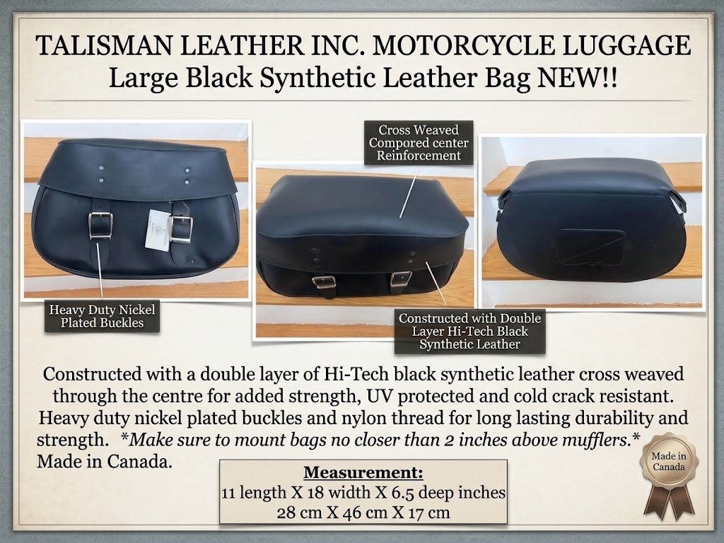 Talisman Leather Inc. Motorcycle Luggage