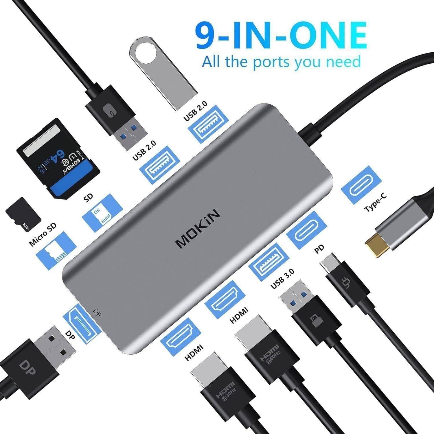 9-in-1 USB C Docking Station - photo 5