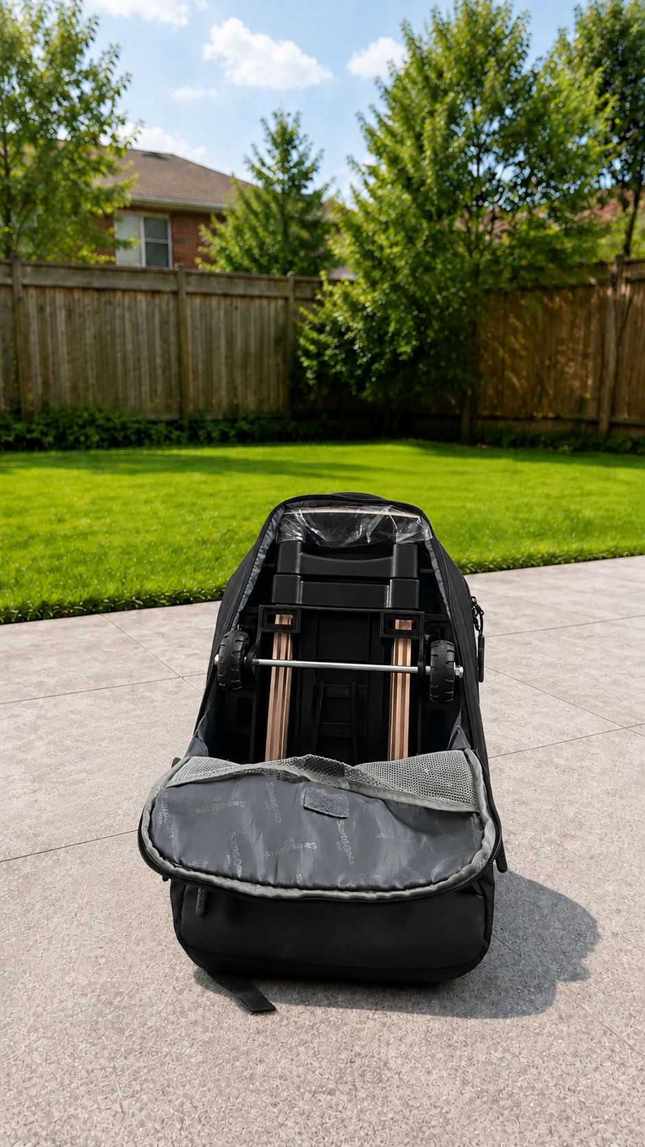 Moving Sale- Foldable 4-Wheel Hand Truck,Lightweight & Portable - photo 2