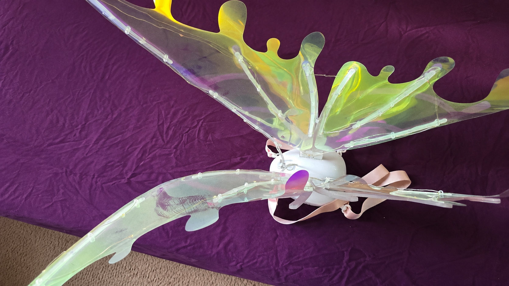 Electric Moving Light-Up Fairy Wings w/ LED Lights - photo 4