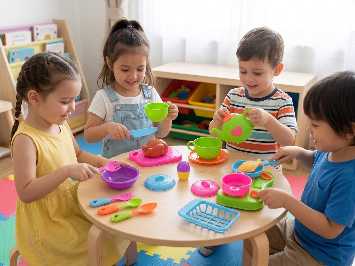 Happy Choi Kids Play Kitchen & Tea Set - photo 3