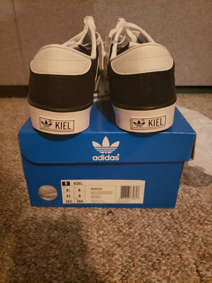 Adidas Kiel Sneakers, Black, Men's Size 8.5. Brand New. NOS. - photo 2