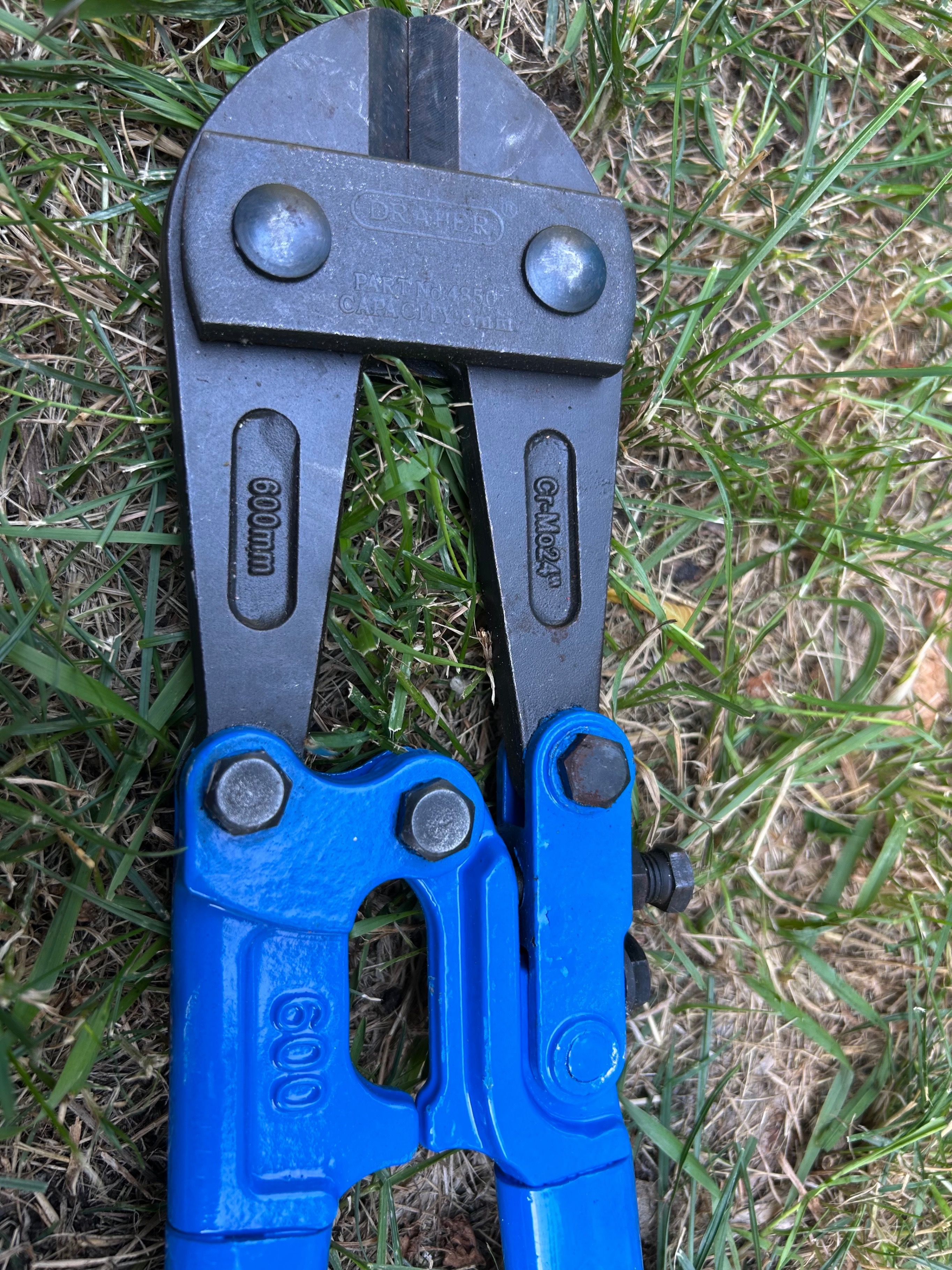 Draper 54267 Bolt Cutter, 600mm , Blue - photo 2