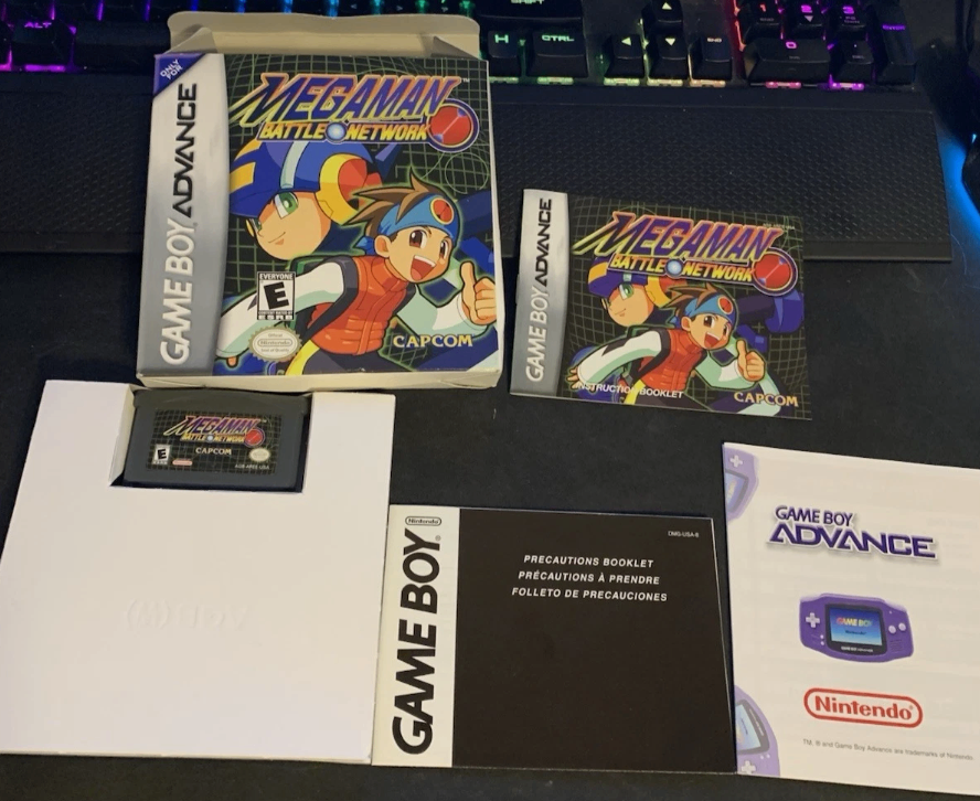 Mega Man Battle Network Game Boy Advance Game