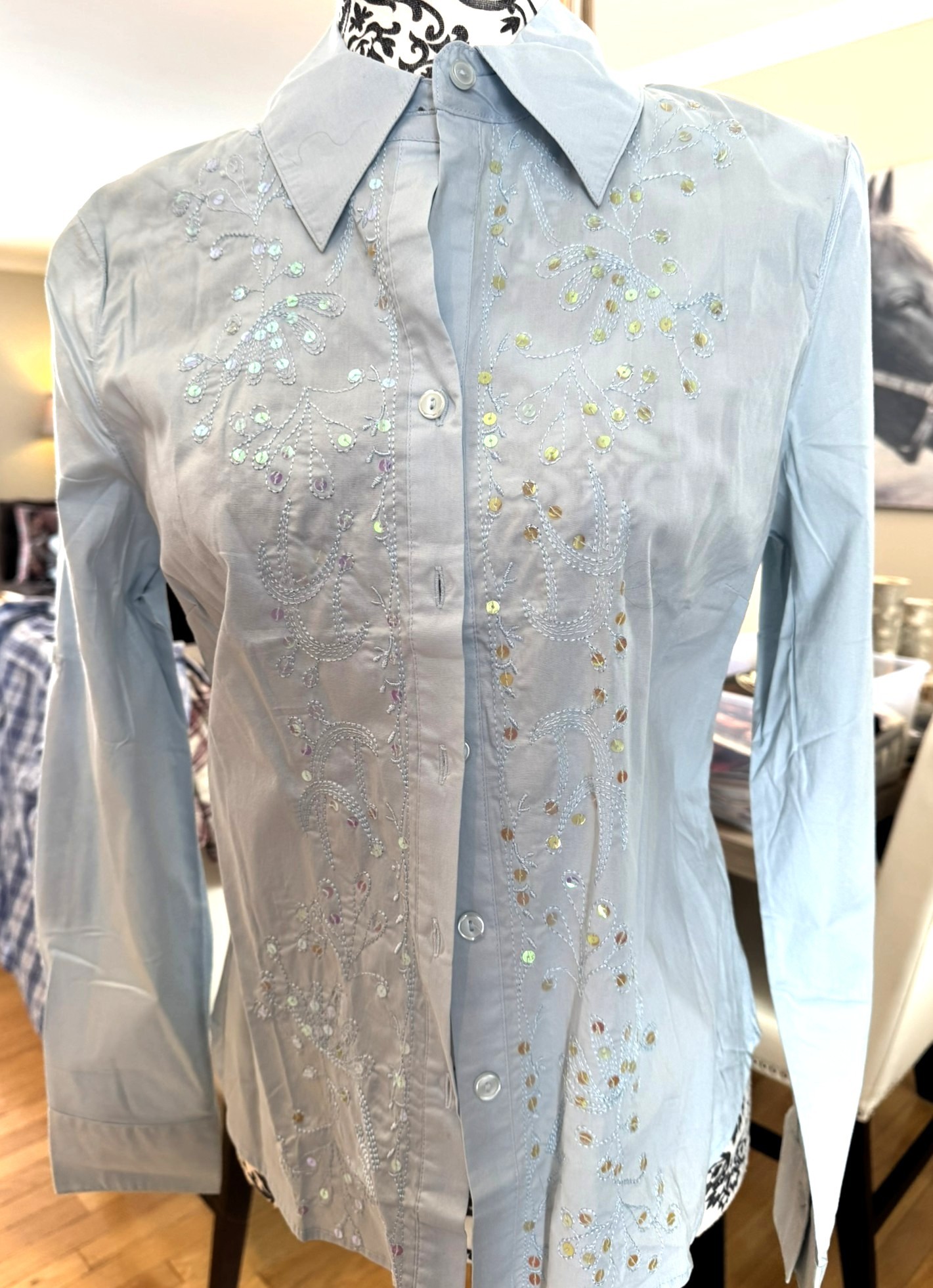 🤠 NEW Dalia Western Cowgirl Shirt / Blouse Cowgirl NEUVE