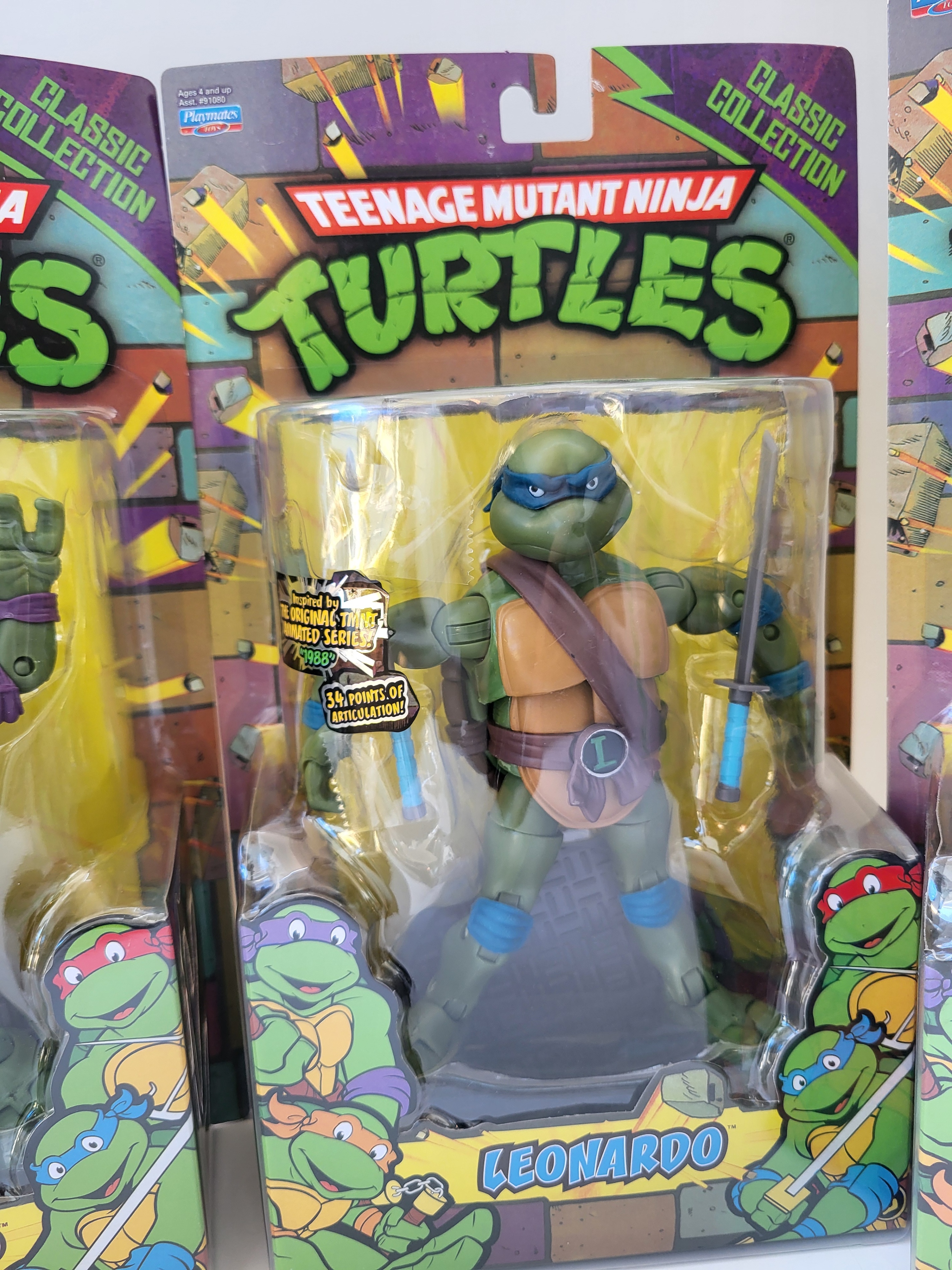 Playmates TMNT Collection – Complete Set of 4 – Playmates SEALED - photo 4