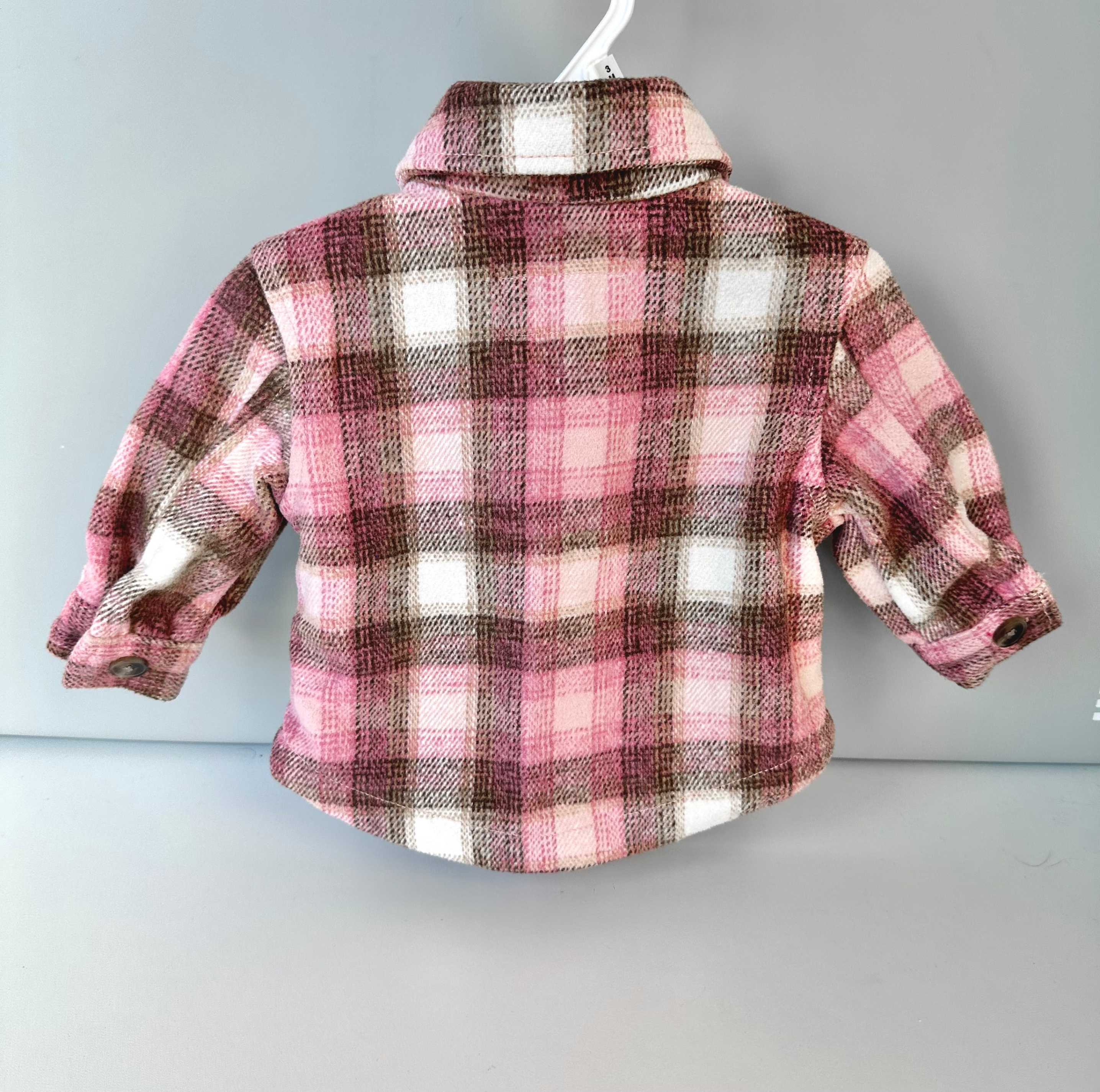 Baby Girl Plaid Jacket - Old Navy - 3-6 Months - photo 2