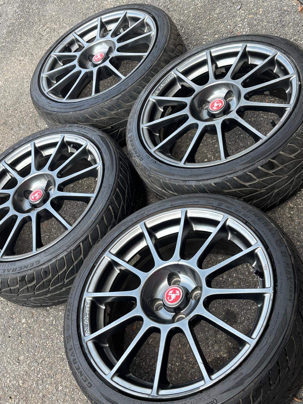 OEM 17”FIAT 500 ABARTH (4x98)+205/40/R17 General A/S+TPMS - photo 2
